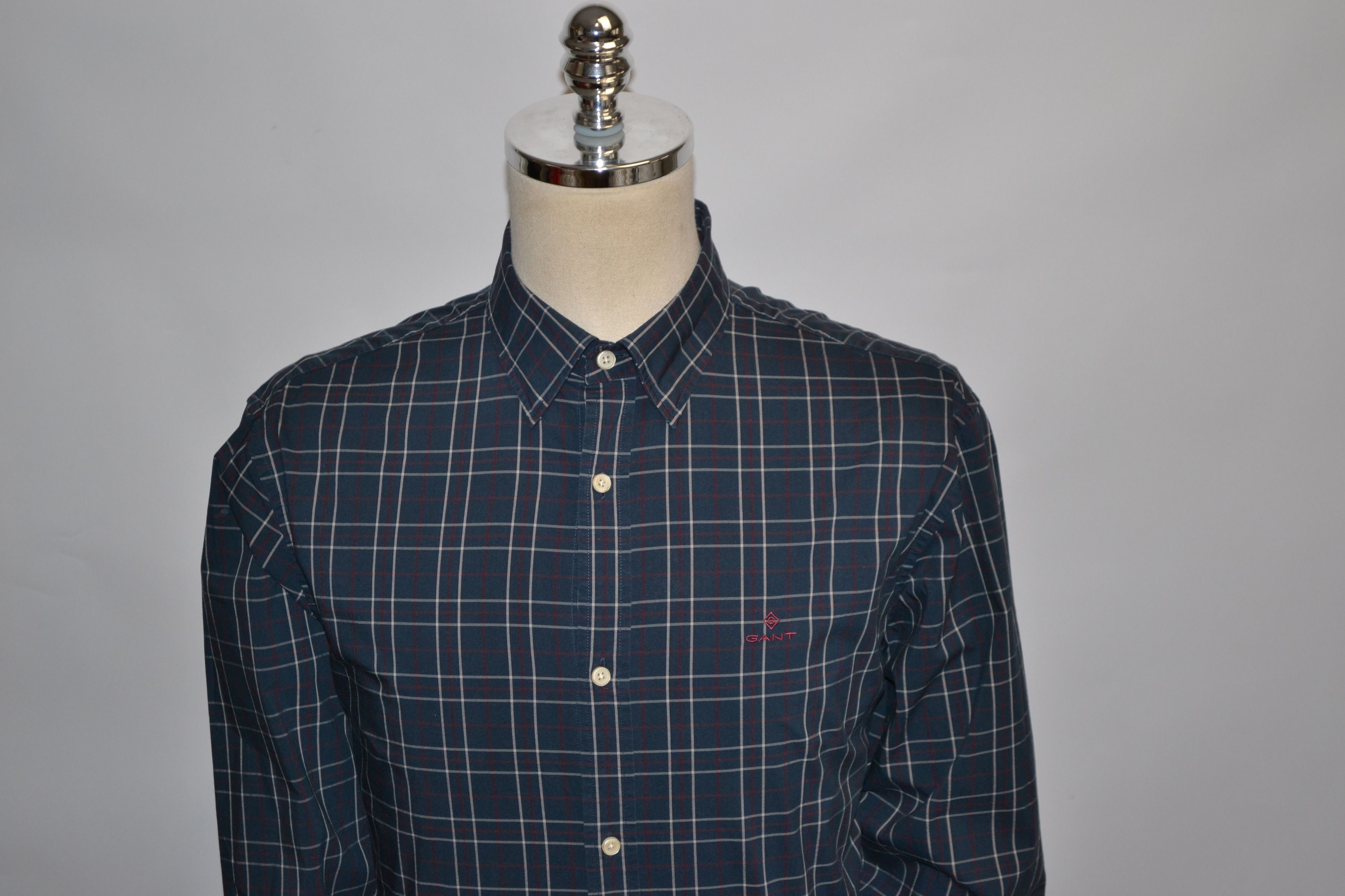 Gant GANT Cotton Long Sleeve Check Shirt Size XL Size US XL / EU 56 / 4 - 5 Thumbnail