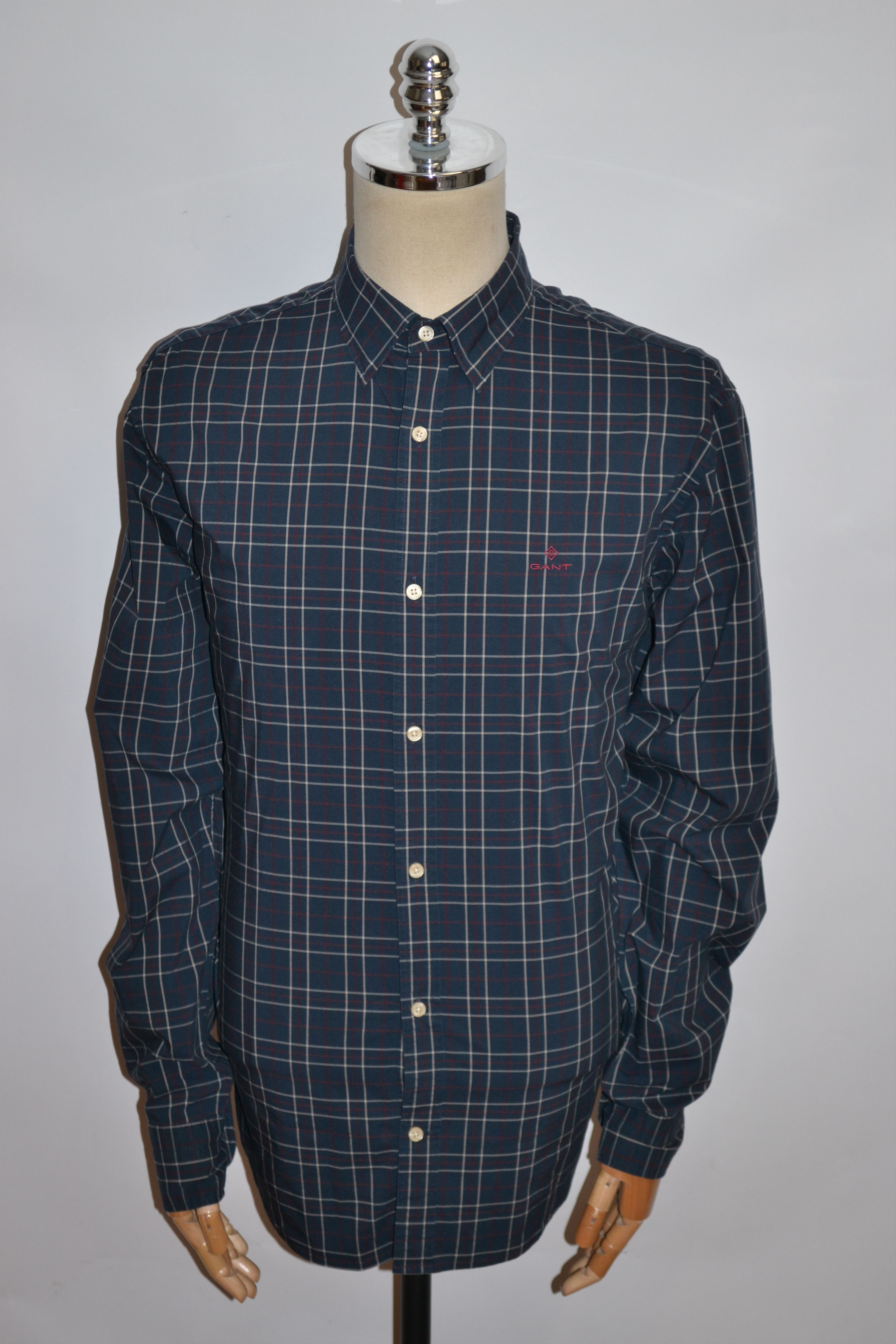 Gant GANT Cotton Long Sleeve Check Shirt Size XL Size US XL / EU 56 / 4 - 3 Thumbnail