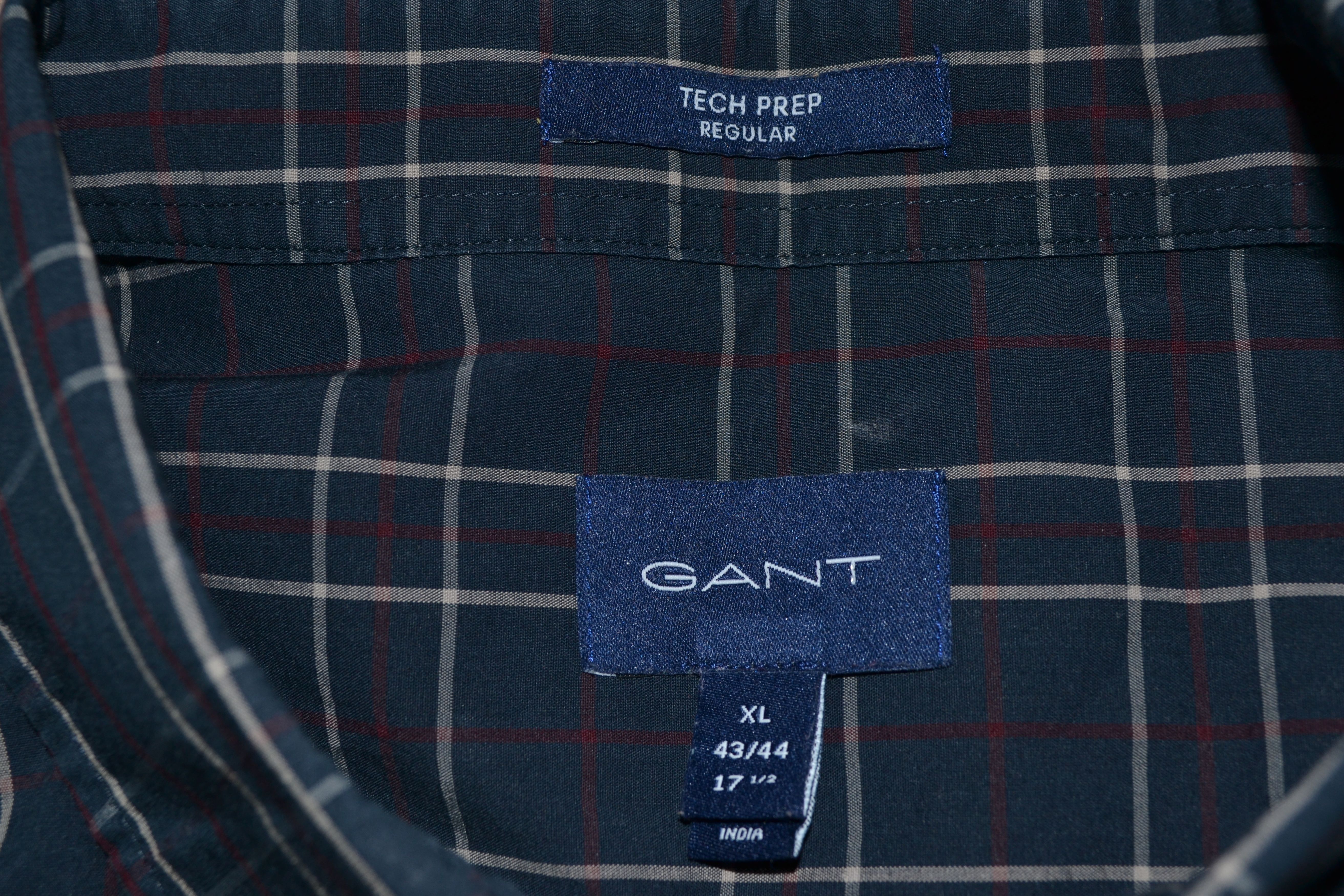 Gant GANT Cotton Long Sleeve Check Shirt Size XL Size US XL / EU 56 / 4 - 8 Thumbnail