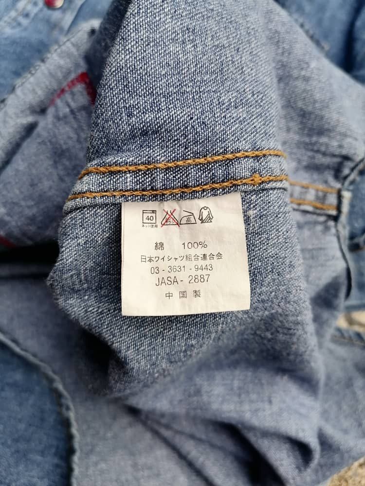 Designer Sereno Denim Buttons Shirt Size M / US 6-8 / IT 42-44 - 3 Thumbnail