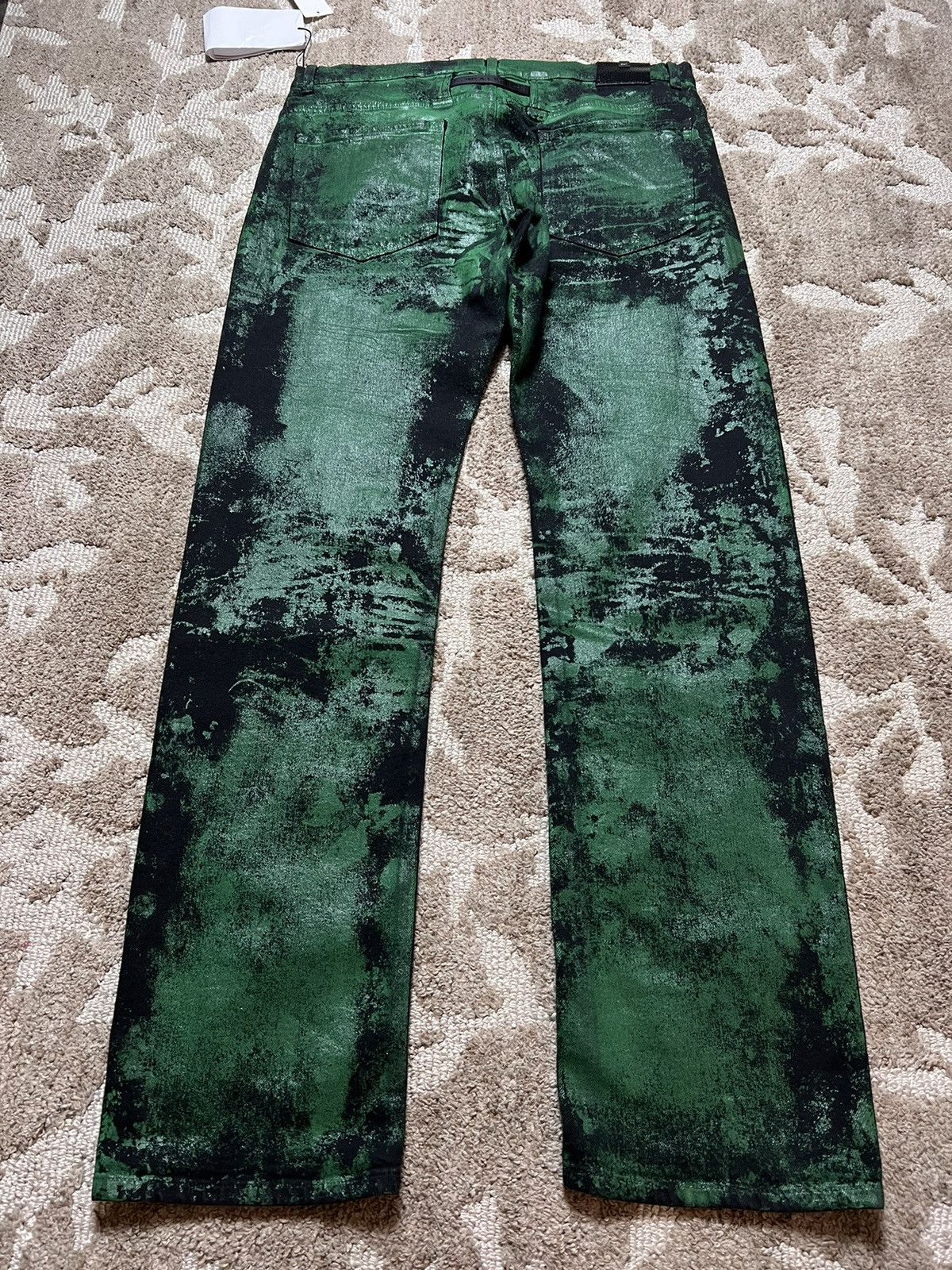 1017 ALYX 9SM Alyx Painted Denim Black Size 34 Size US 34 / EU 50 - 11 Thumbnail