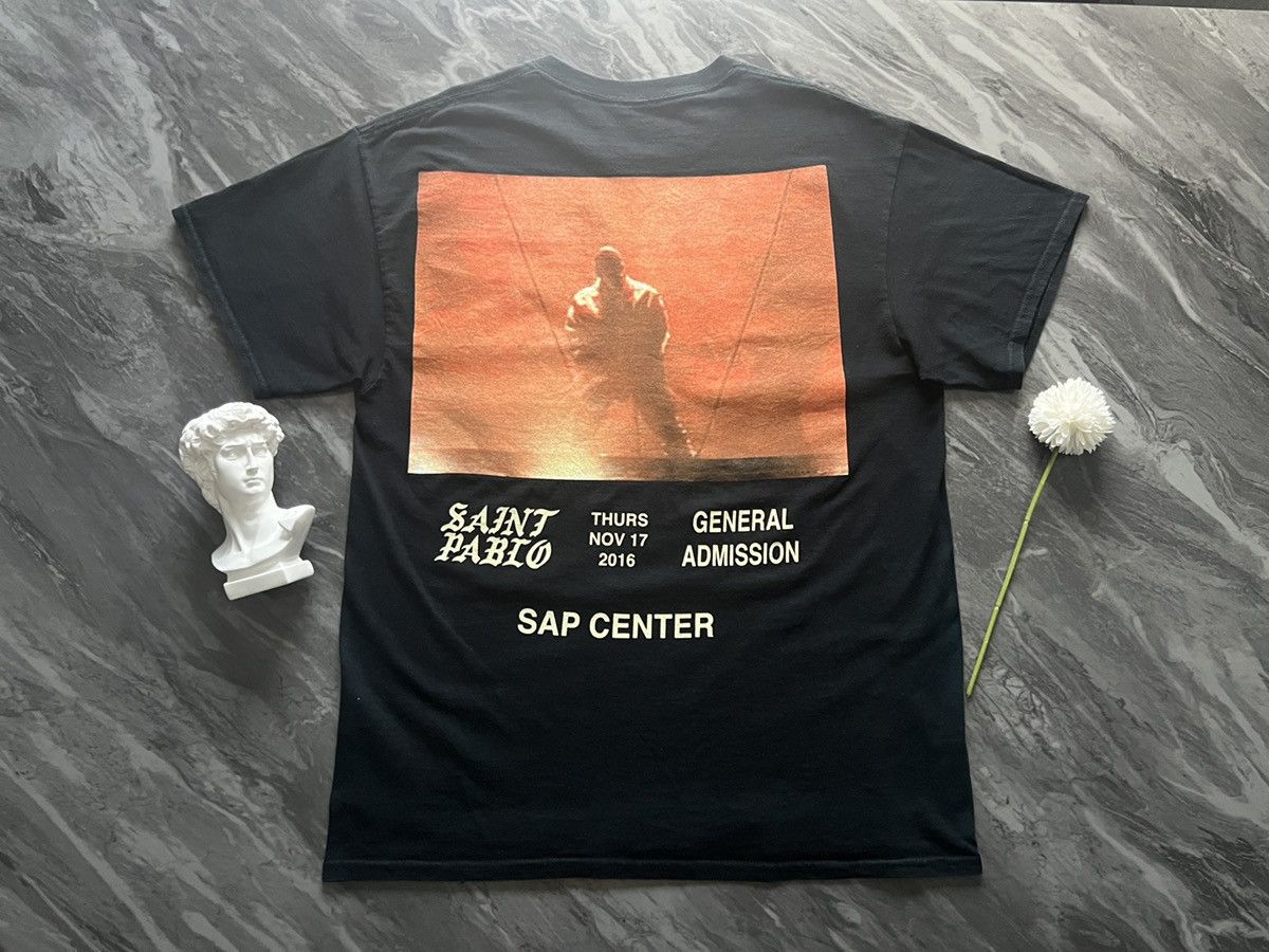 Kanye West Saint Pablo San Jose Sap Center Tour Tees