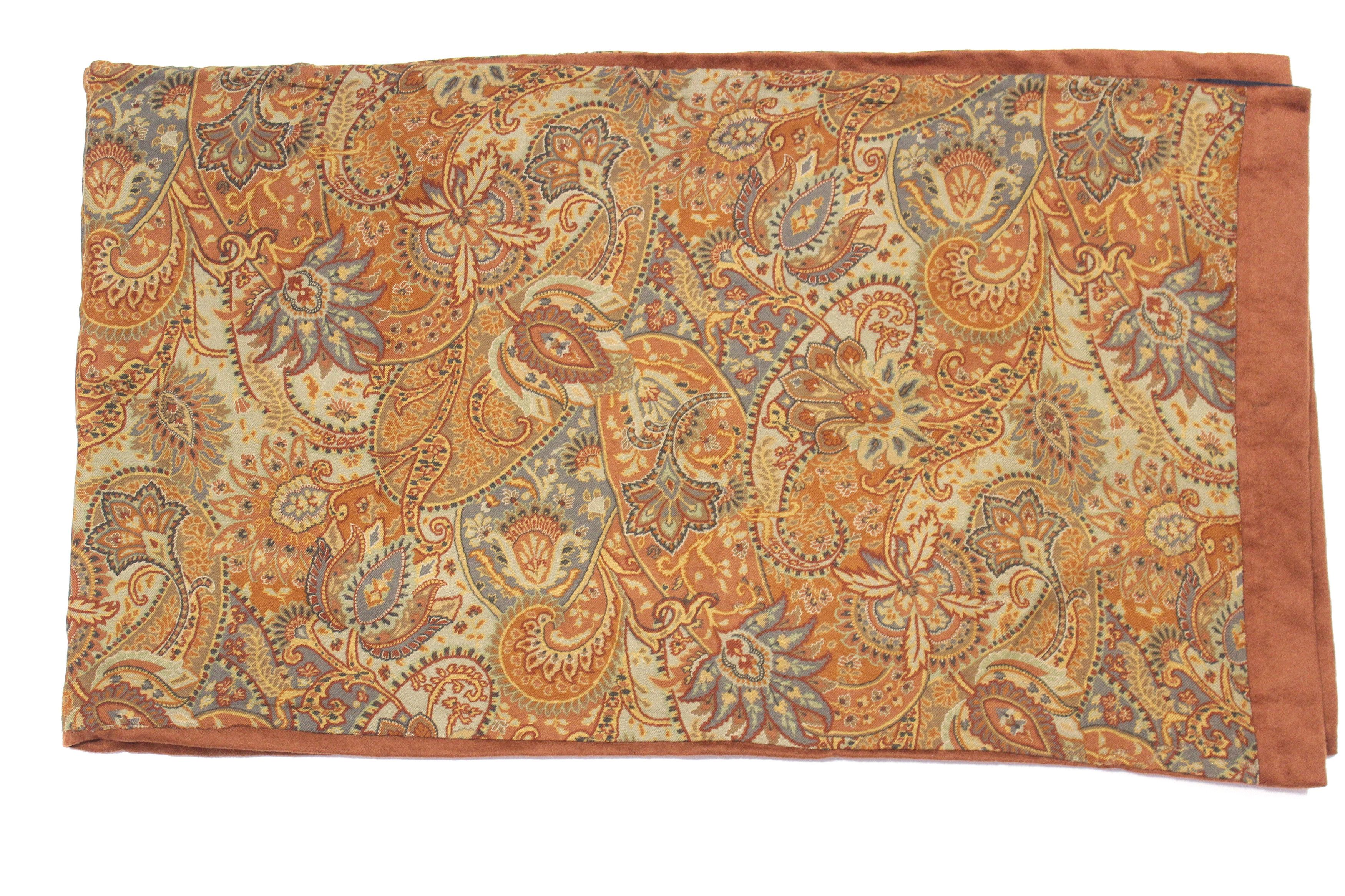 Escada 90S Paisley Wool Scarf Vintage Size ONE SIZE - 3 Thumbnail
