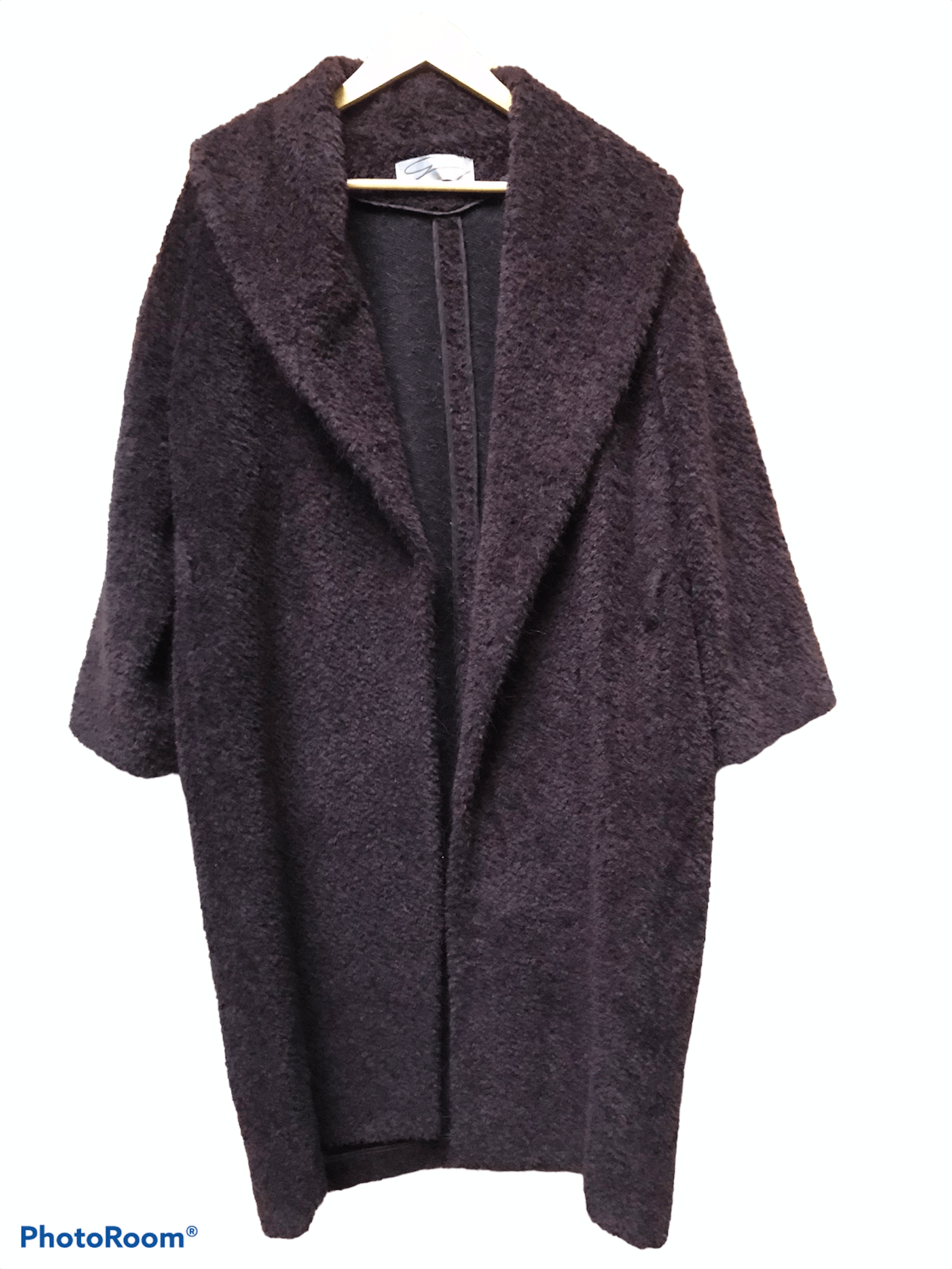 Gianni Versace Genny by Gianni Versace Alpaca Wool Button Less Coat Size L / US 10 / IT 46 - 1 Preview