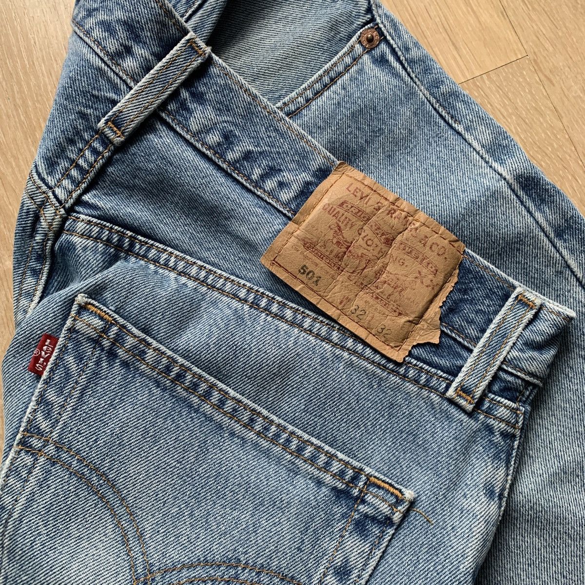 Levi's × Vintage Vintage Levis denim jeans USA Size US 32 / EU 48 - 4 Thumbnail