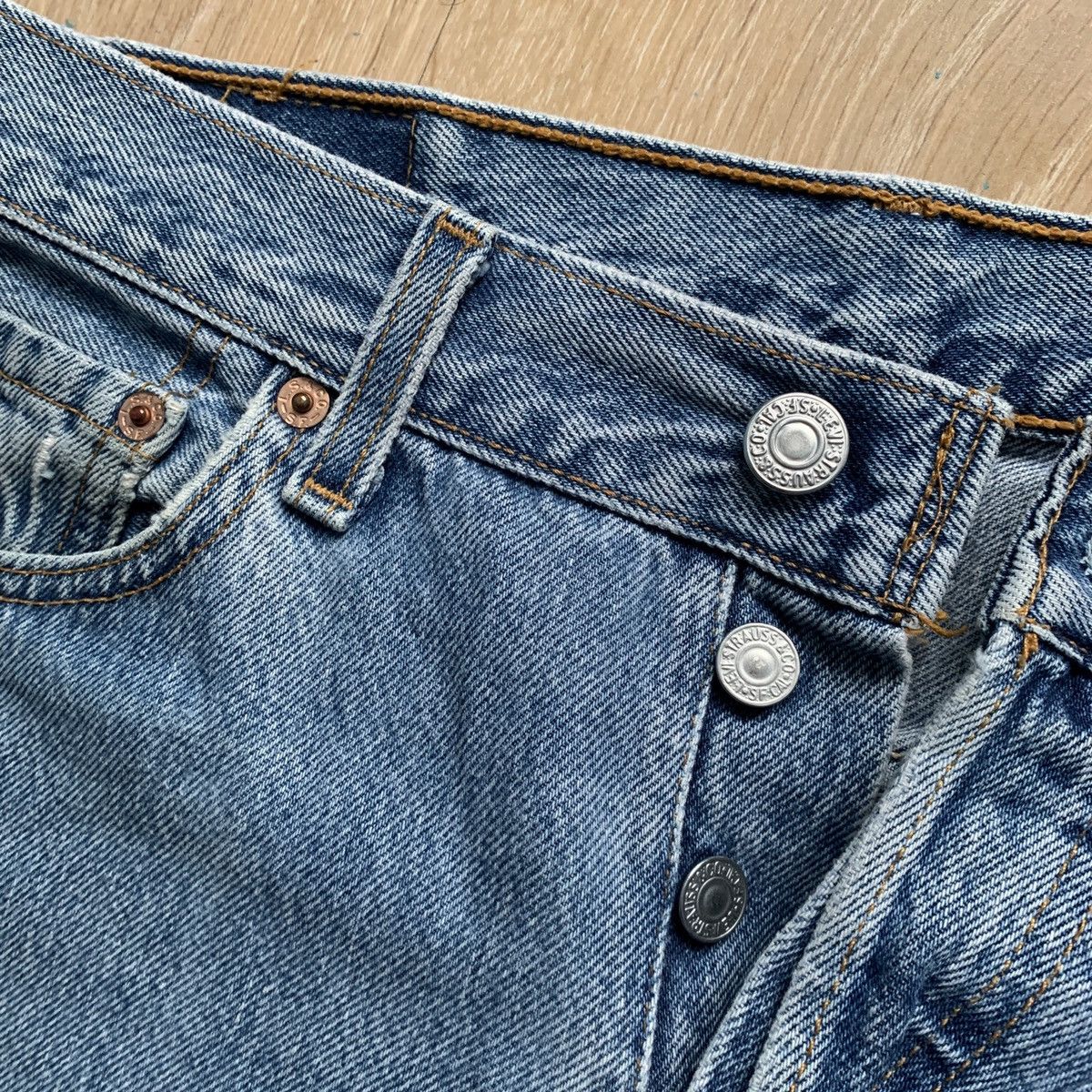 Levi's × Vintage Vintage Levis denim jeans USA Size US 32 / EU 48 - 3 Thumbnail