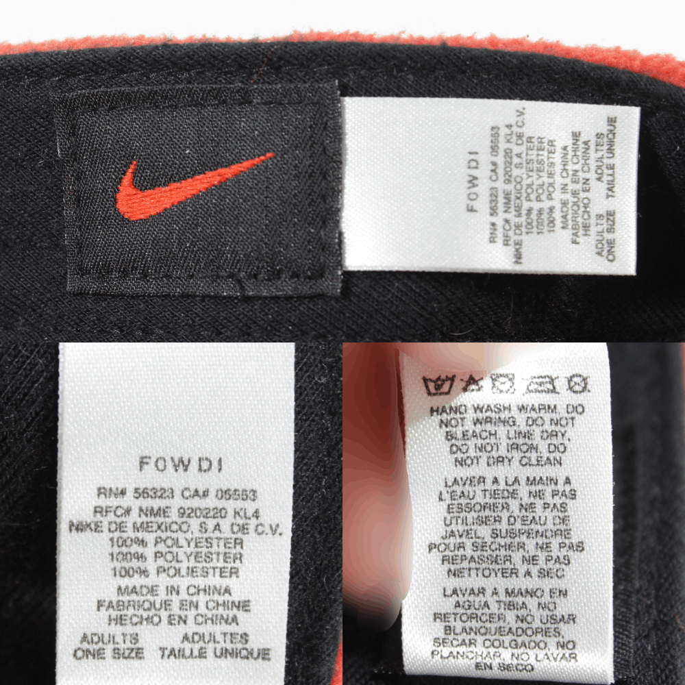 Nike 90S Swoosh Logo Fleece Hat Size ONE SIZE - 7 Thumbnail