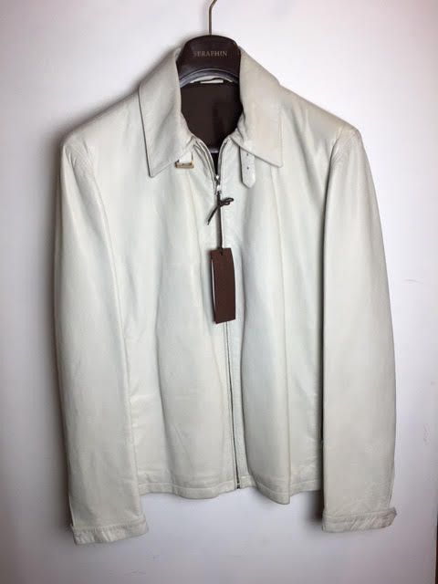 Seraphin Lamb Skin Leather Jacket Rare Vintage