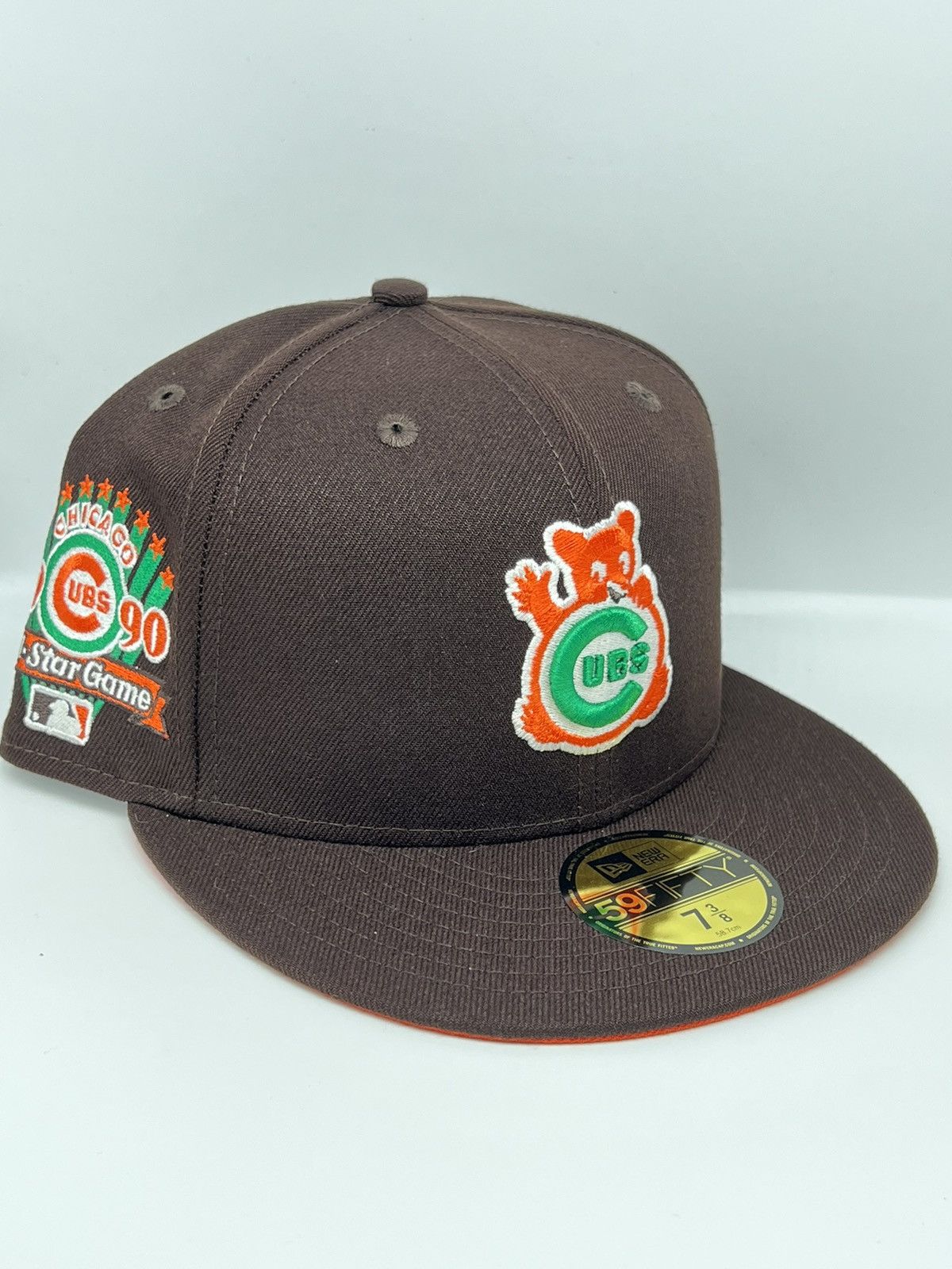 CHICAGO outlet CUBS 1990 ALL STAR GAME “MINT CHOCOLATE COLLECTION”MINT NEW ERA 7 3/8