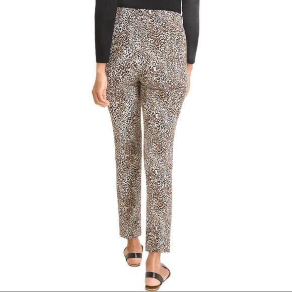 Chicos Chico's So Slimming Juliet Leopard-Print Ankle Pants