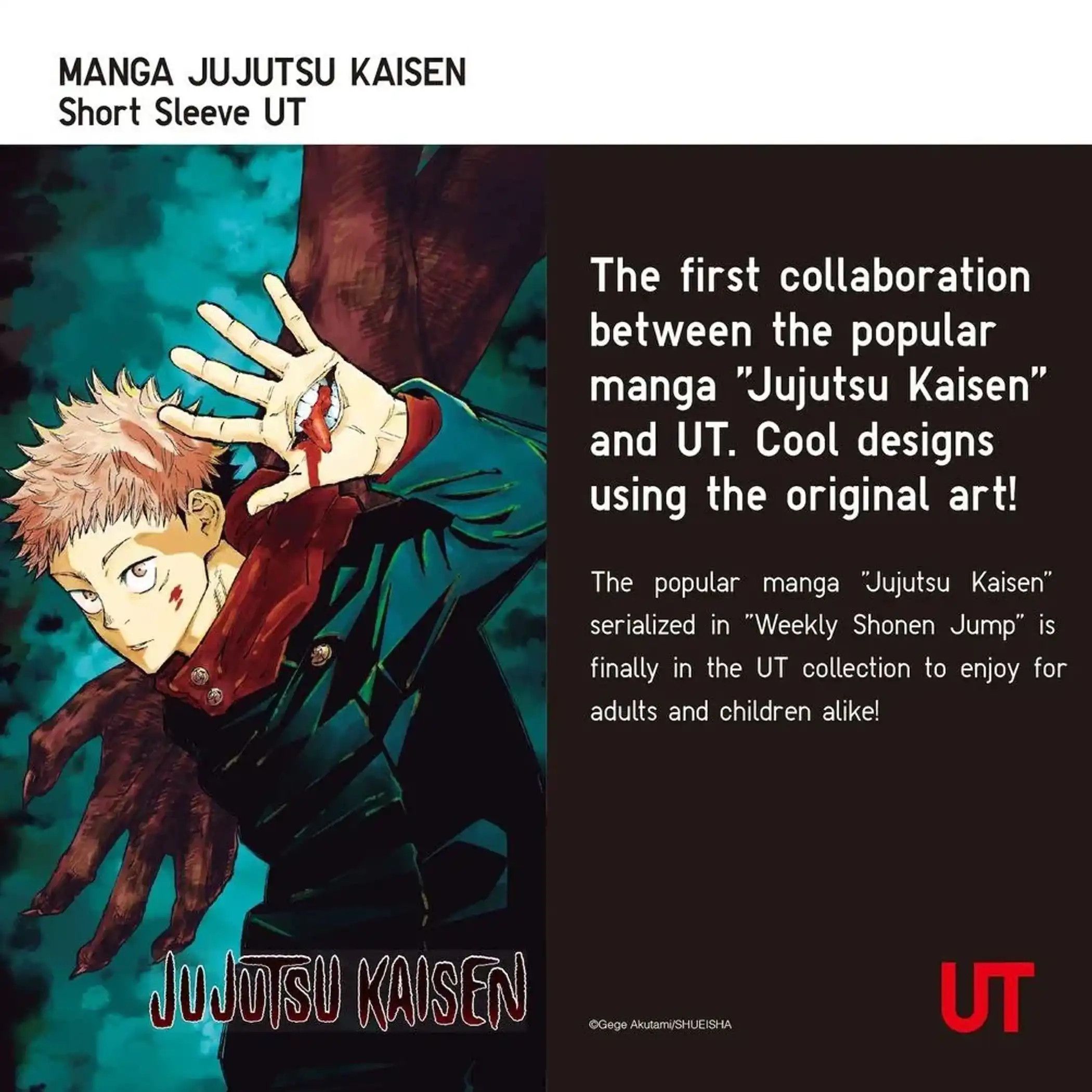 Anime × Japanese Brand Jujutsu Kaisen Yuuji Itadori Japan Anime /Evangelion Size US L / EU 52-54 / 3 - 8 Thumbnail