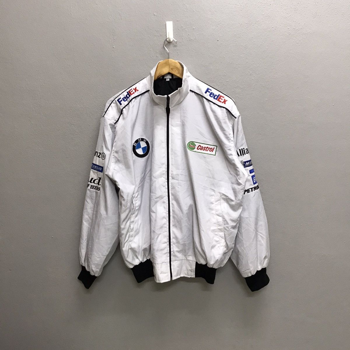 BMW BMW motorsport Unbranded Nylon Bomber Jacket Size US L / EU 52-54 / 3 - 4 Thumbnail