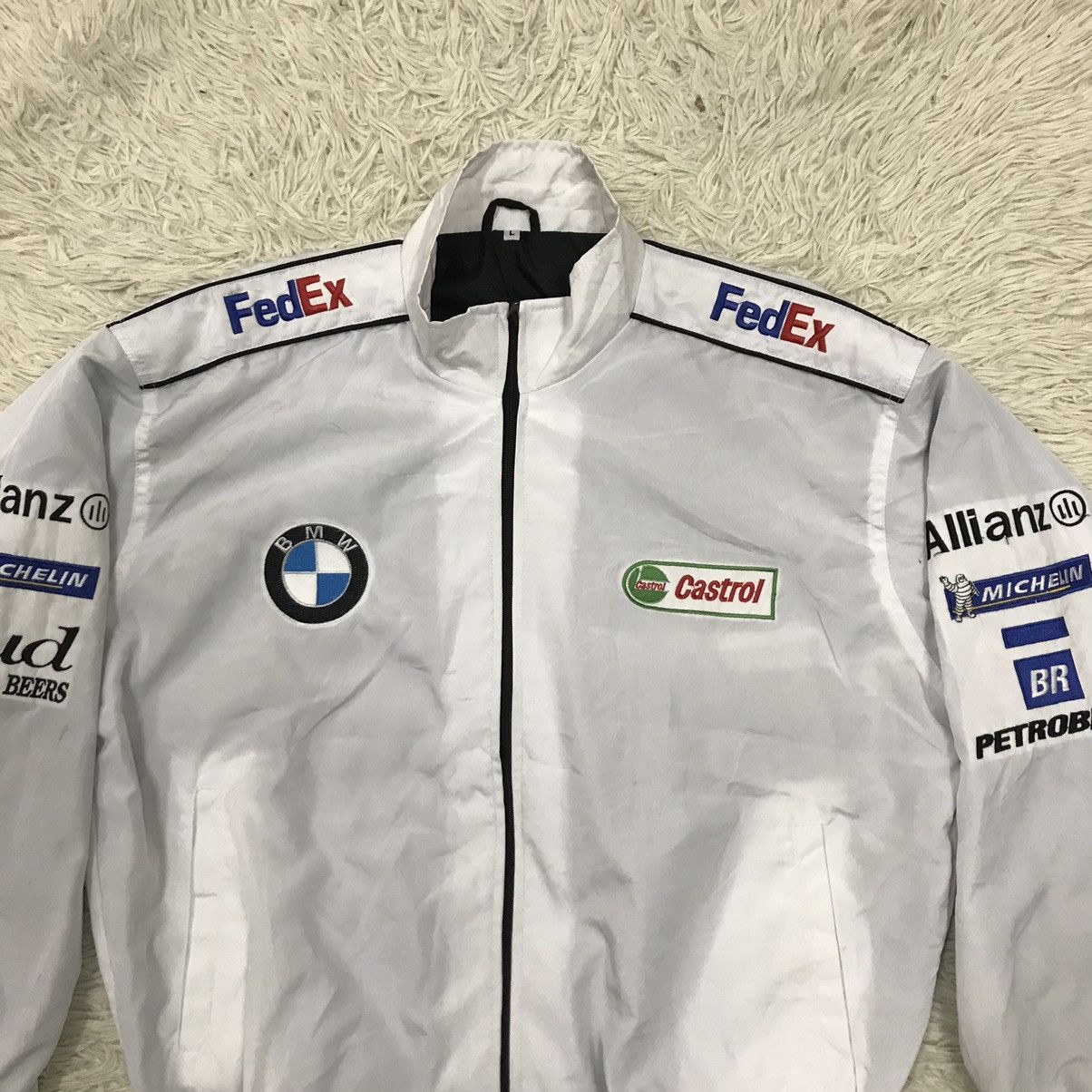 BMW BMW motorsport Unbranded Nylon Bomber Jacket Size US L / EU 52-54 / 3 - 9 Thumbnail