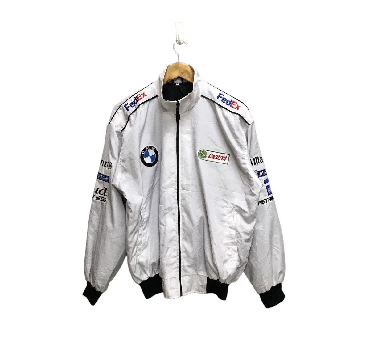 BMW BMW motorsport Unbranded Nylon Bomber Jacket Size US L / EU 52-54 / 3 - 3 Thumbnail