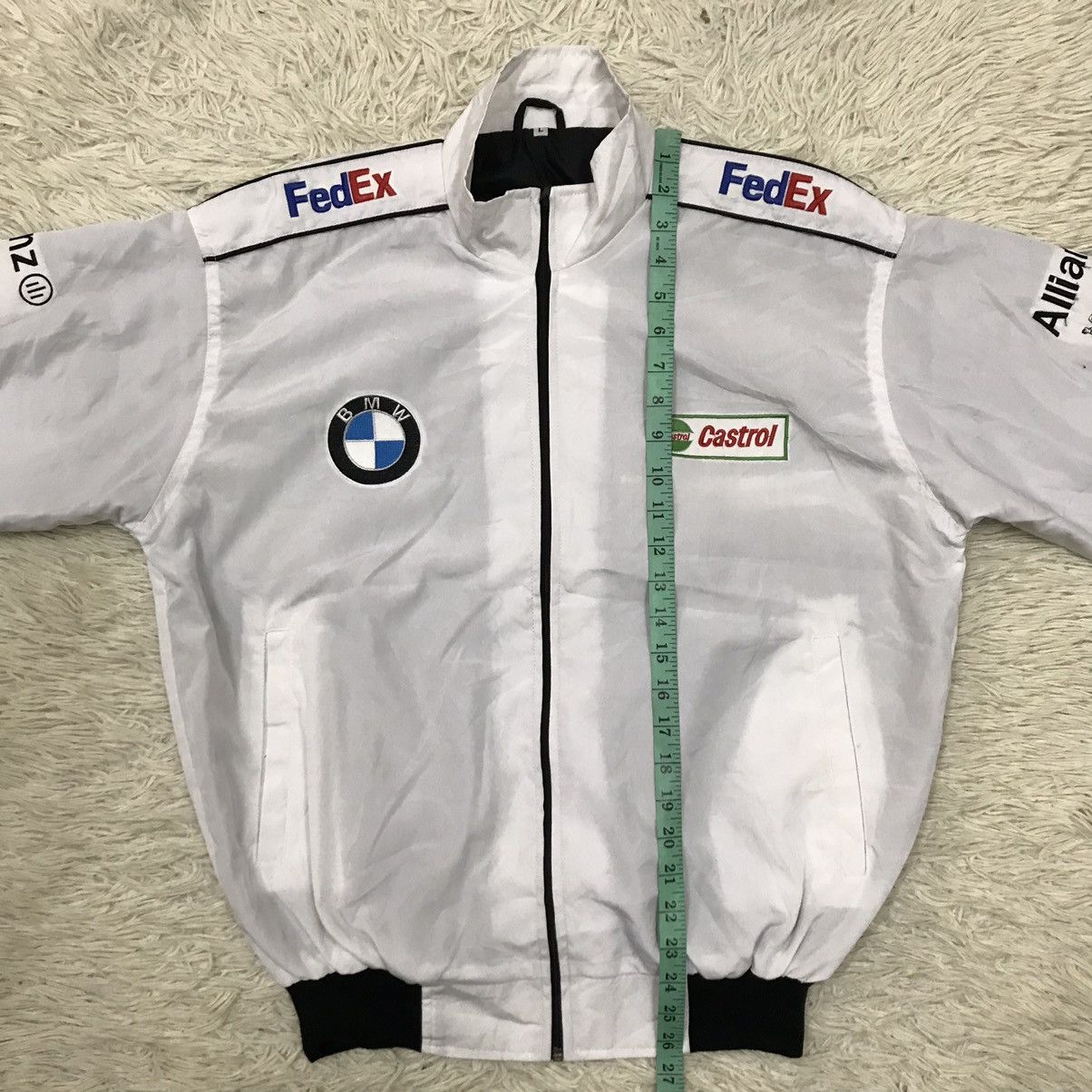 BMW BMW motorsport Unbranded Nylon Bomber Jacket Size US L / EU 52-54 / 3 - 13 Thumbnail