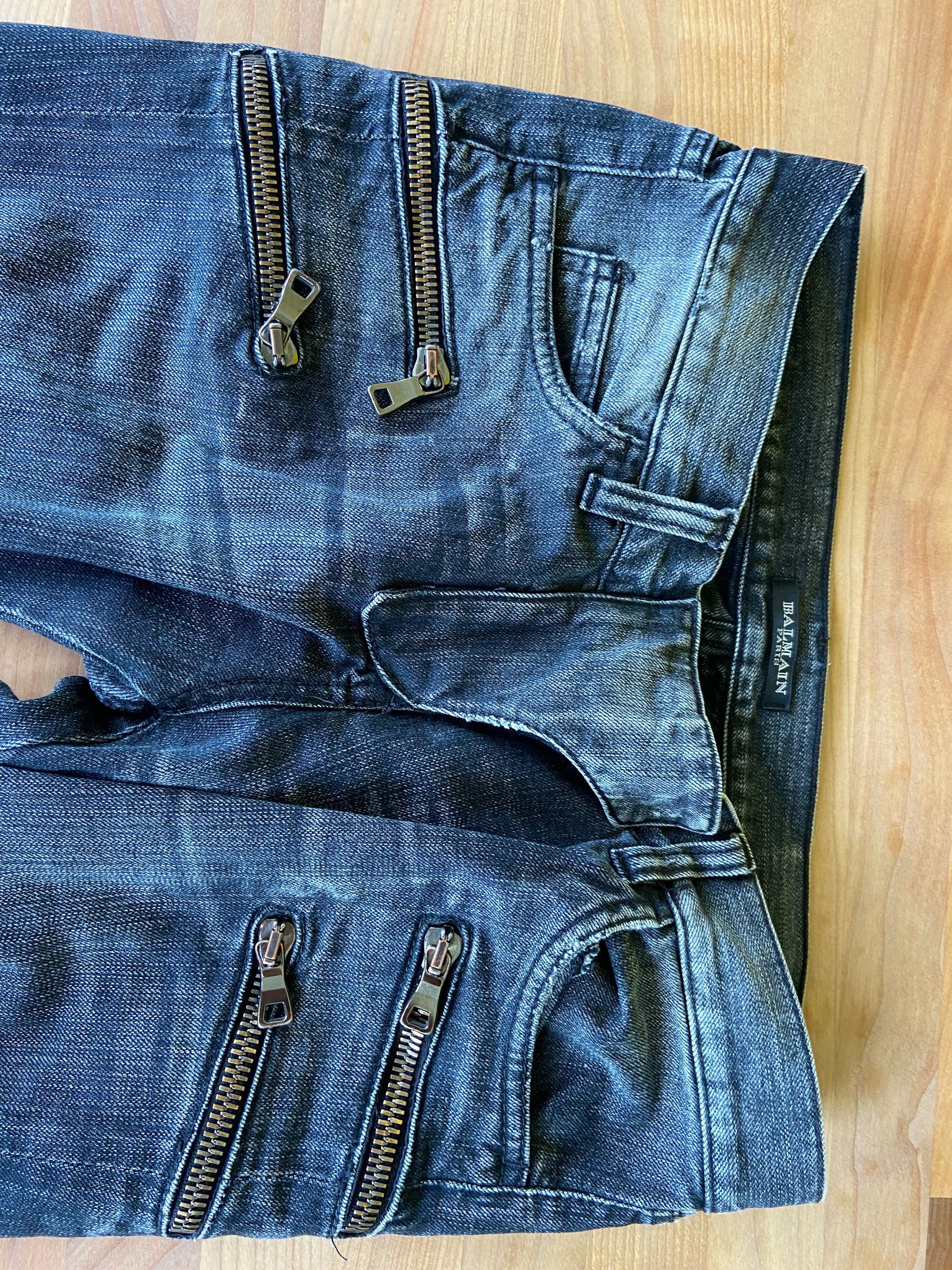 Balmain Balmain Decarnin Era Pocket Zipper Denim Size US 30 / EU 46 - 5 Thumbnail