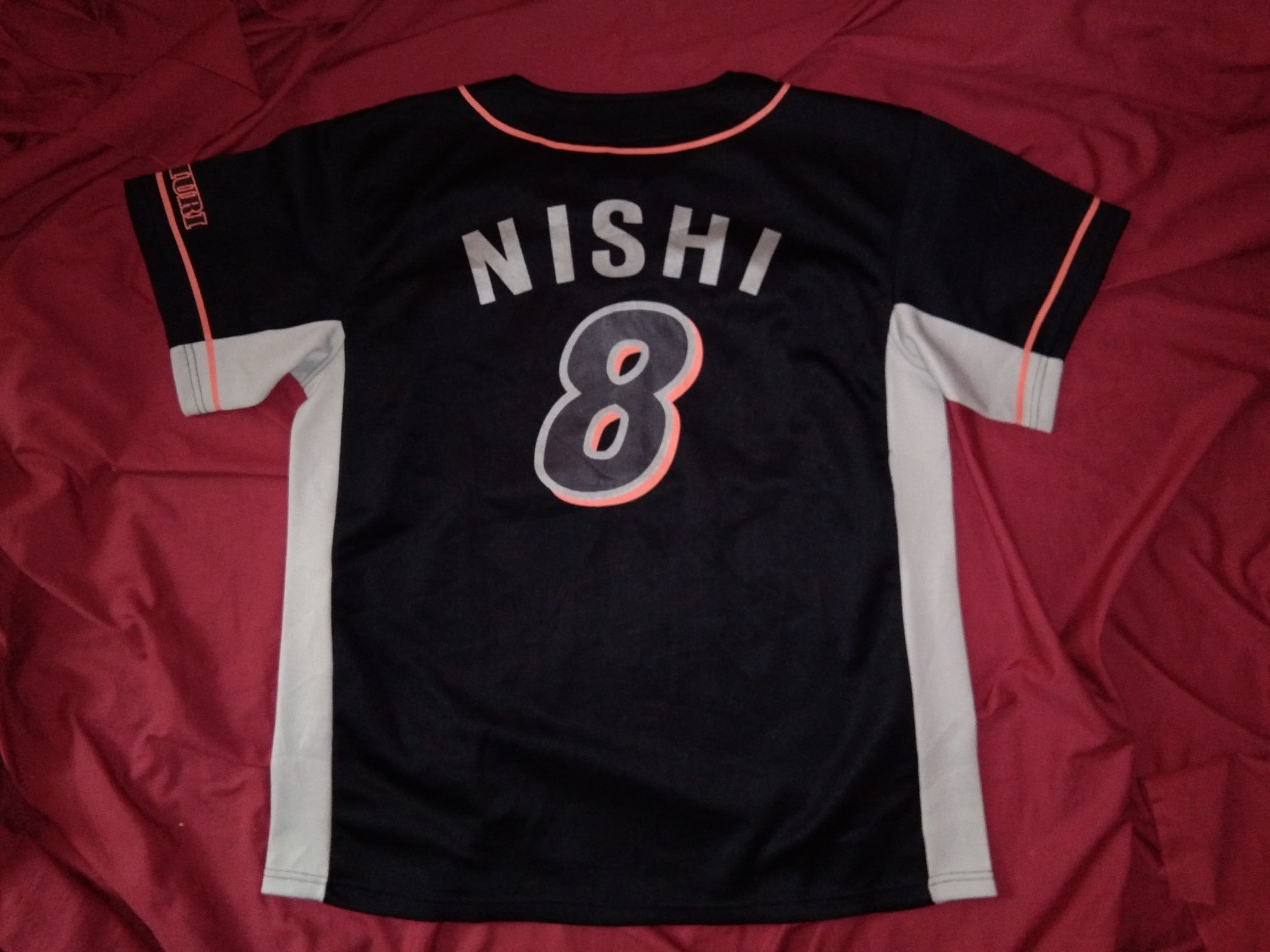 Japanese Brand × MLB VTG NPB Yomiuri Giants Nishi 8 jersey Japan Nippon Baseball Size US L / EU 52-54 / 3 - 2 Thumbnail