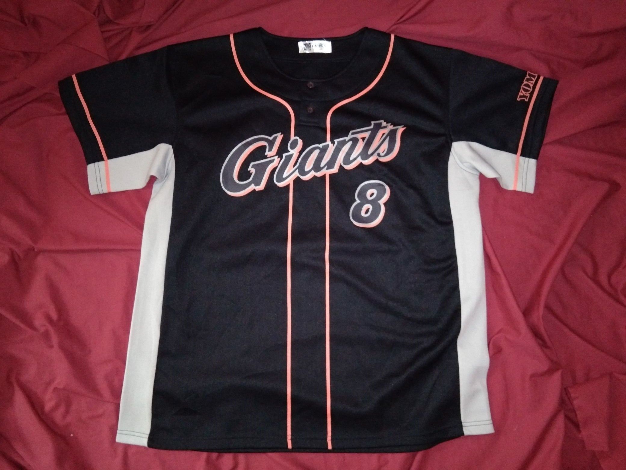 Japanese Brand × MLB VTG NPB Yomiuri Giants Nishi 8 jersey Japan Nippon Baseball Size US L / EU 52-54 / 3 - 1 Thumbnail