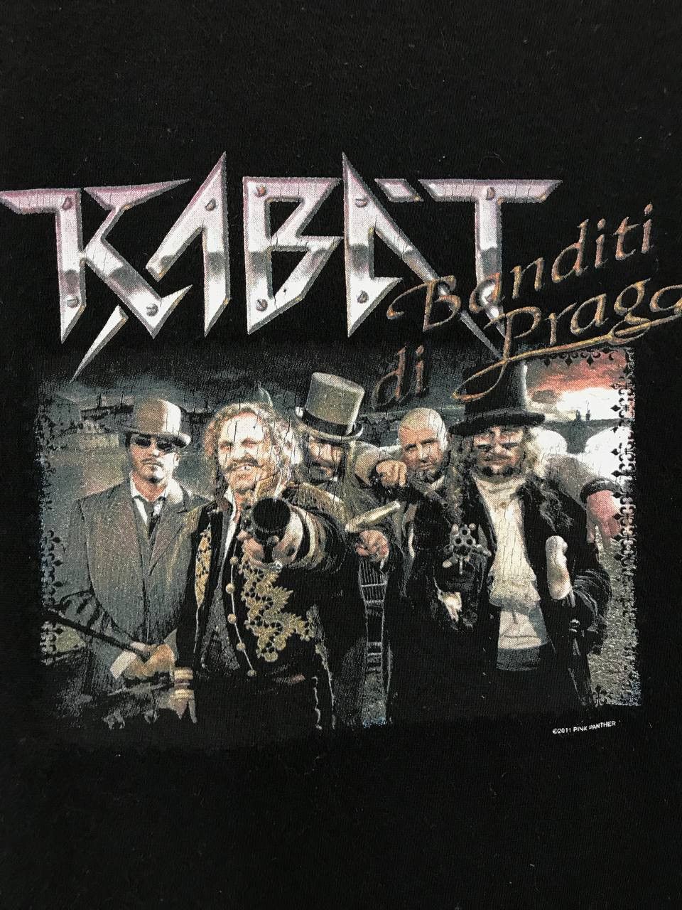 Band Tees × Vintage Kabat pink panther 2011 vintage rock band tee Size US S / EU 44-46 / 1 - 3 Thumbnail
