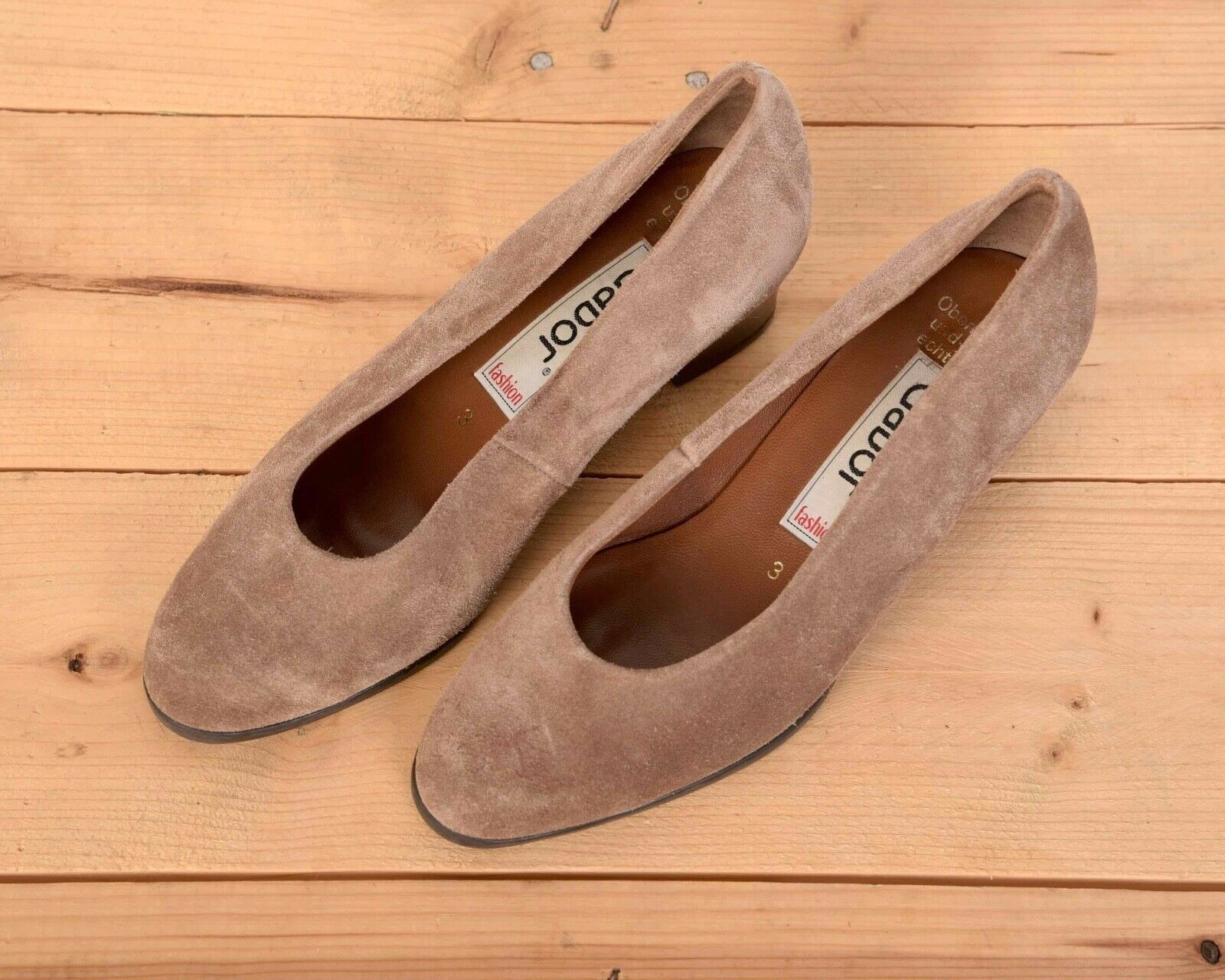 Other × Vintage GABOR Women's Suede Leather Heels Shoes EUR 35,5 UK 3 US 5 Size US 5 / IT 35 - 1 Thumbnail