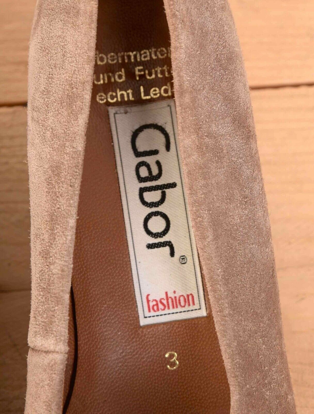 Other × Vintage GABOR Women's Suede Leather Heels Shoes EUR 35,5 UK 3 US 5 Size US 5 / IT 35 - 3 Thumbnail