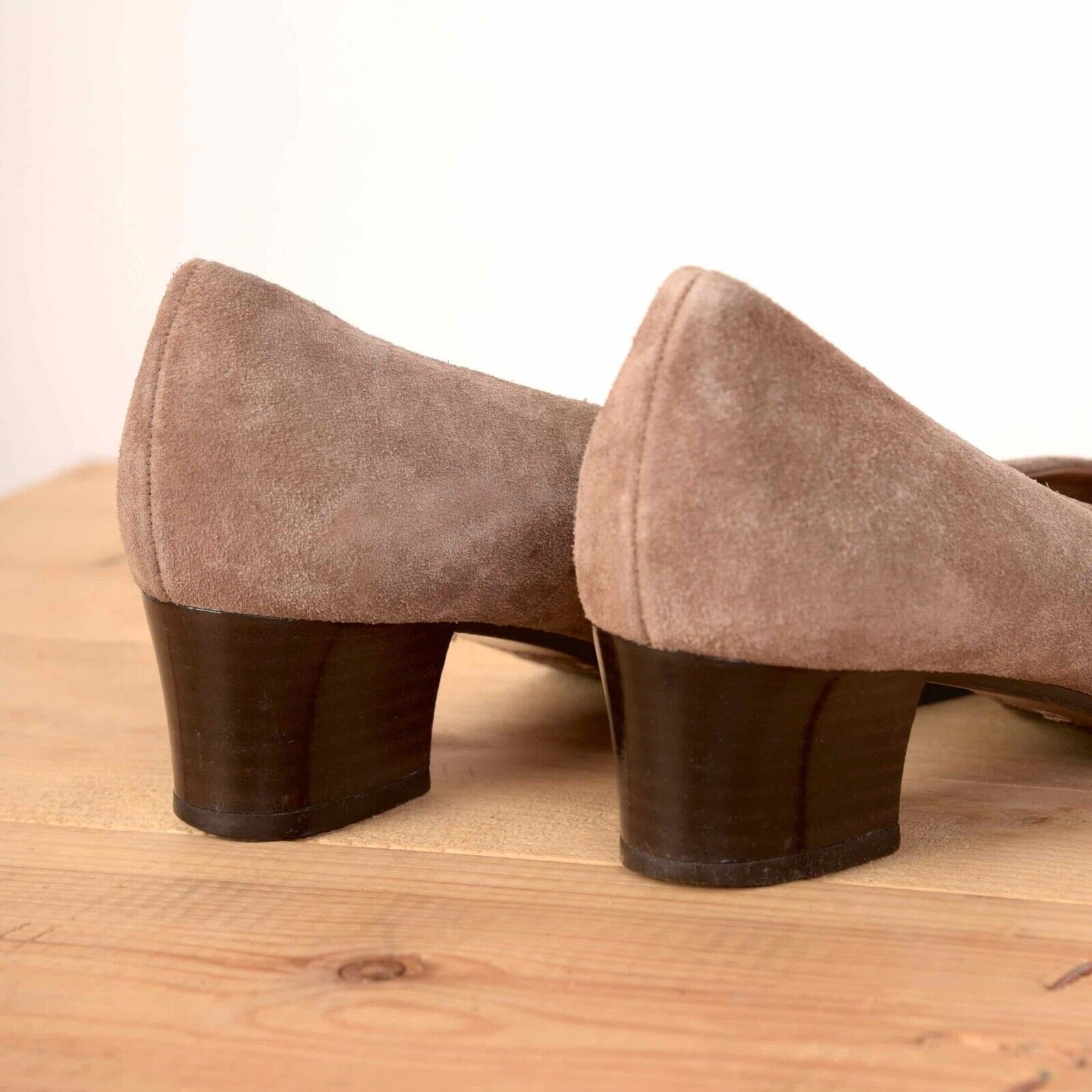 Other × Vintage GABOR Women's Suede Leather Heels Shoes EUR 35,5 UK 3 US 5 Size US 5 / IT 35 - 4 Thumbnail