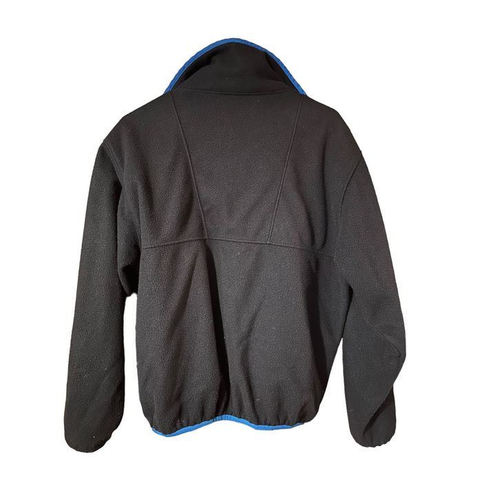 LLBean Fleece Jacket, Men's XL polyester black type Vintage Second Hand
