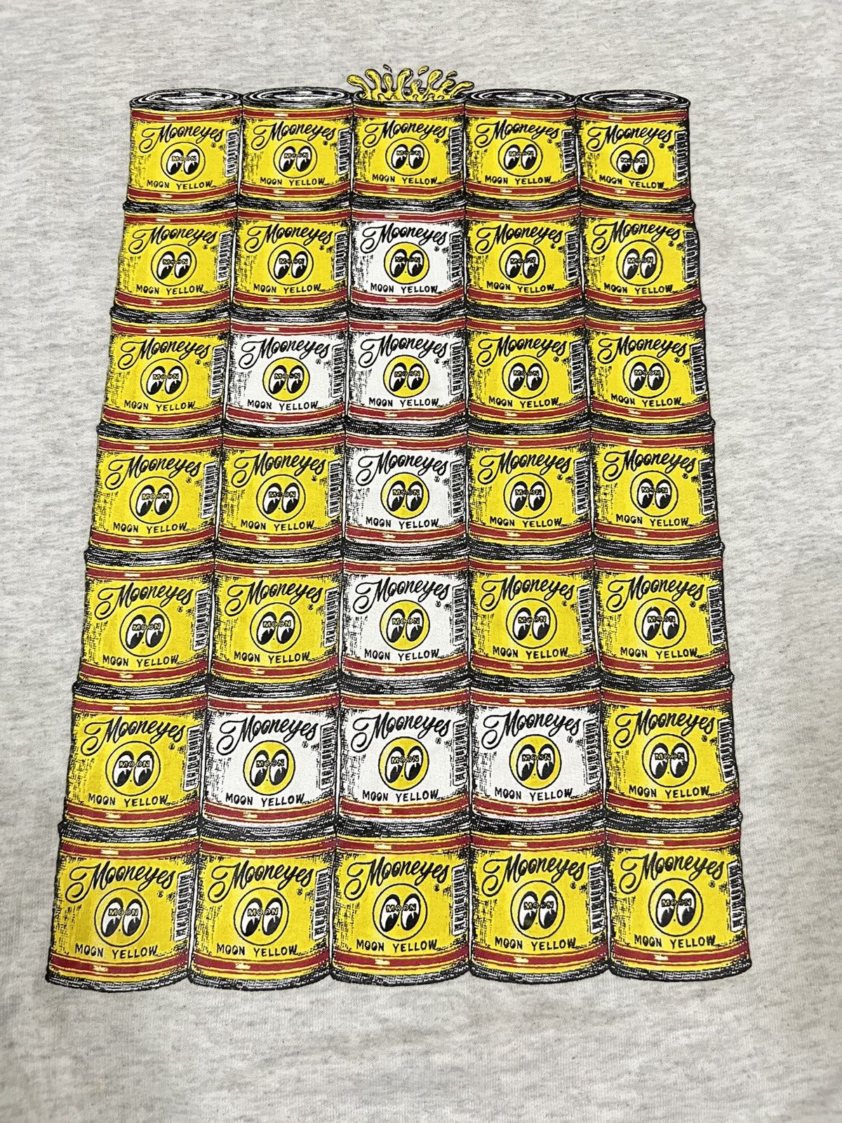 Vintage 1990s Mooneyes "Campbell Soup" Warhol Rockabilly Sweater Size US M / EU 48-50 / 2 - 2 Thumbnail