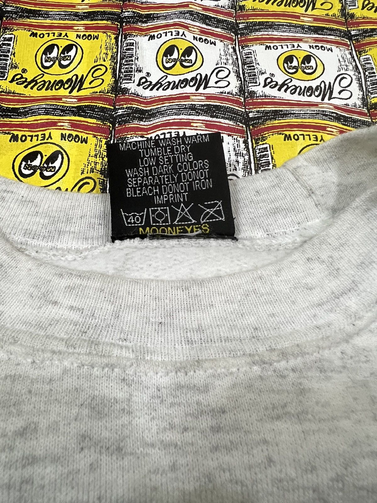 Vintage 1990s Mooneyes "Campbell Soup" Warhol Rockabilly Sweater Size US M / EU 48-50 / 2 - 7 Thumbnail