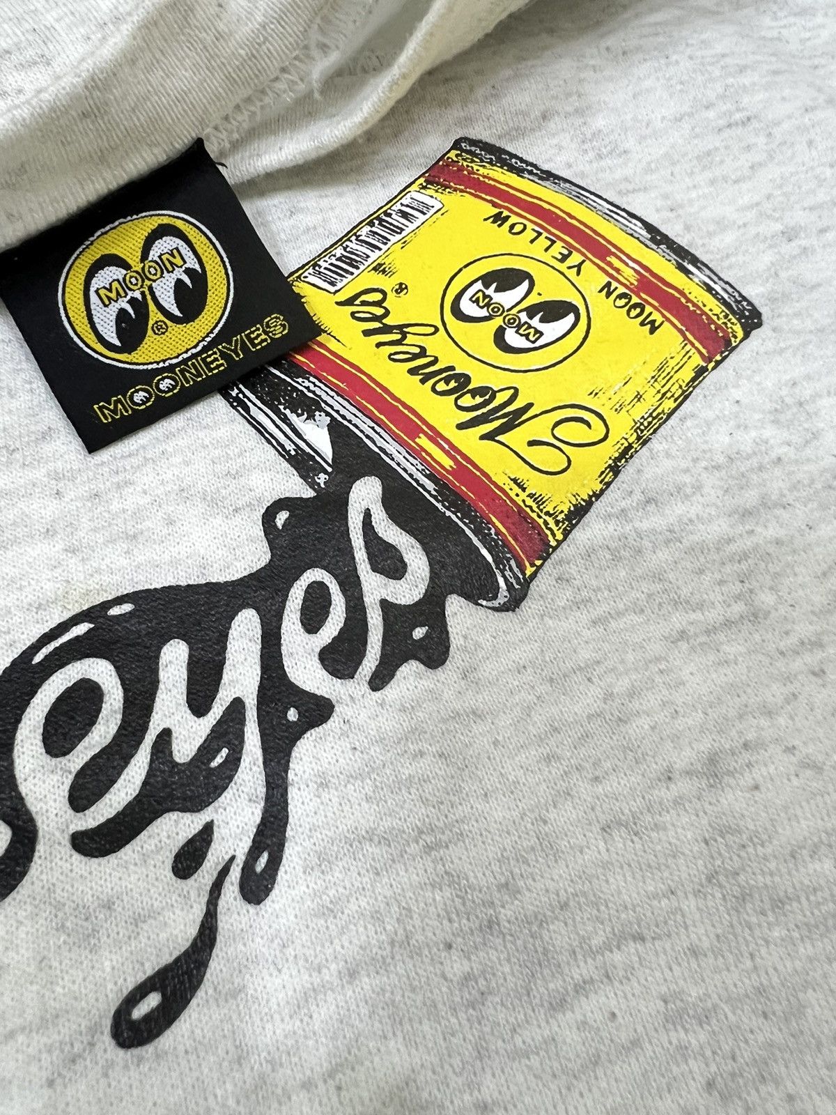 Vintage 1990s Mooneyes "Campbell Soup" Warhol Rockabilly Sweater Size US M / EU 48-50 / 2 - 6 Thumbnail