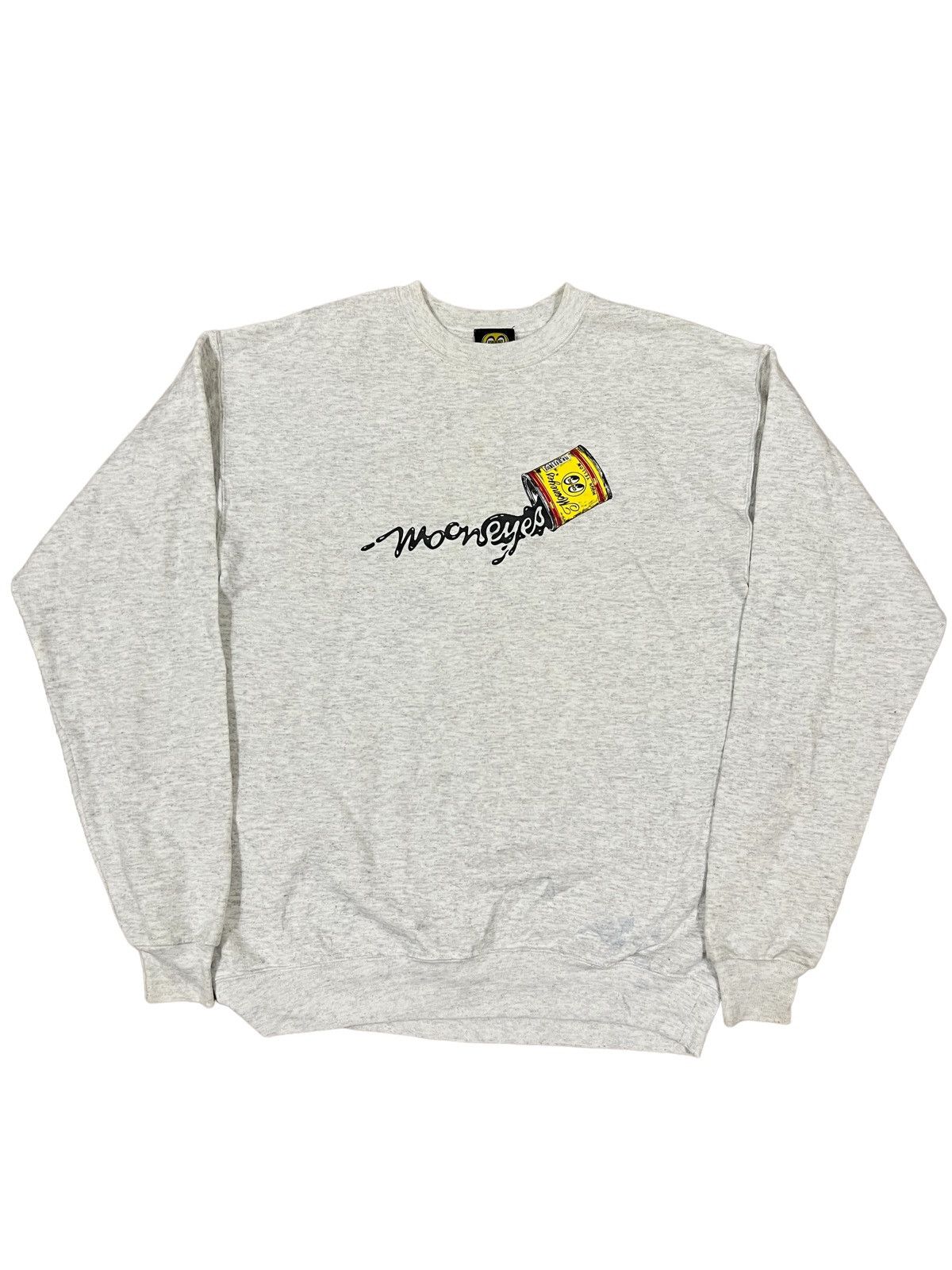 Vintage 1990s Mooneyes "Campbell Soup" Warhol Rockabilly Sweater Size US M / EU 48-50 / 2 - 4 Thumbnail