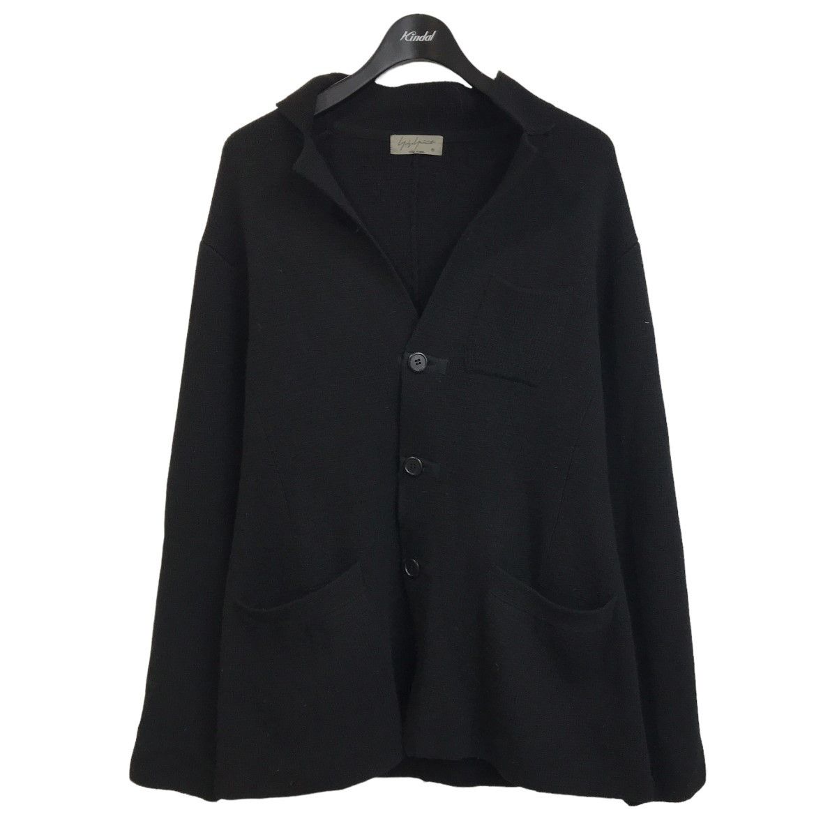 ジャケット・アウター Yohji Yamamoto Pour Homme Wool Jacket Yohji Yamamoto POUR HOMME Wool Gabardine Lace-Up Design Jacket
