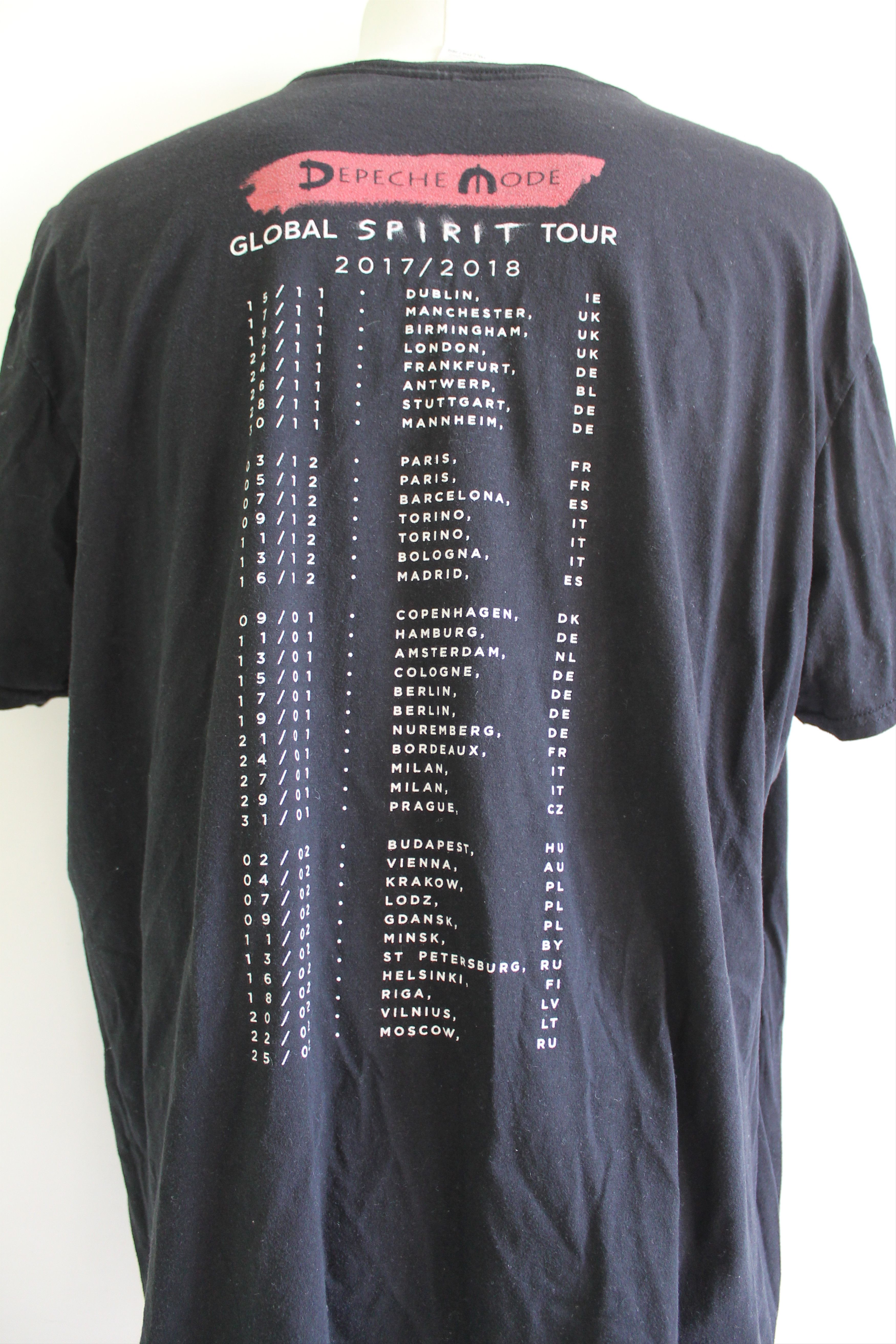Band Tees 2017 / 2018 Depeche Mode Spirit Tour t shirt tee Size US XXL / EU 58 / 5 - 5 Thumbnail