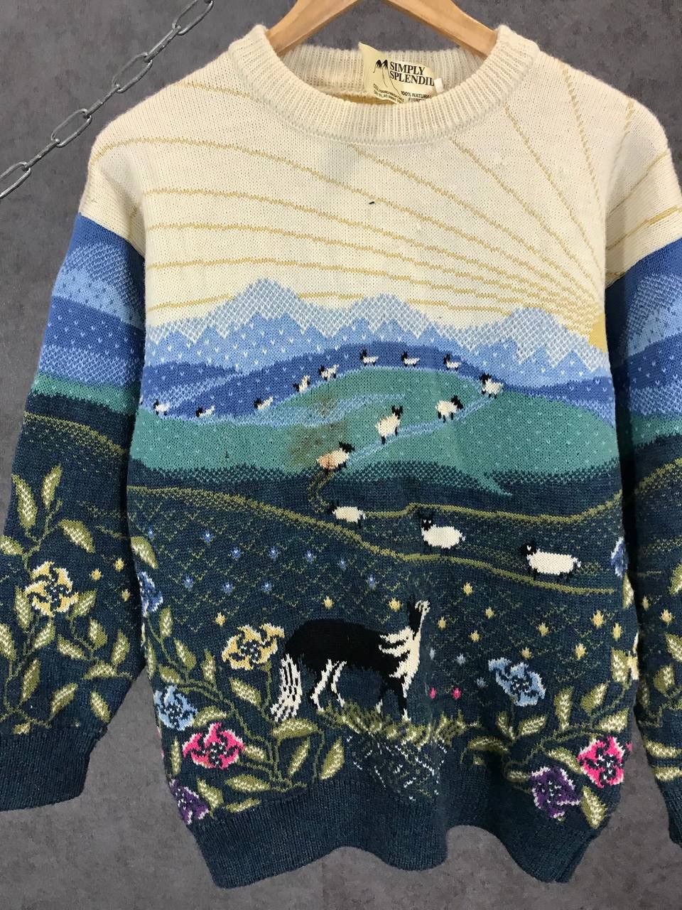 Vintage Crazy vintage overprinted sweater Size US S / EU 44-46 / 1 - 3 Thumbnail