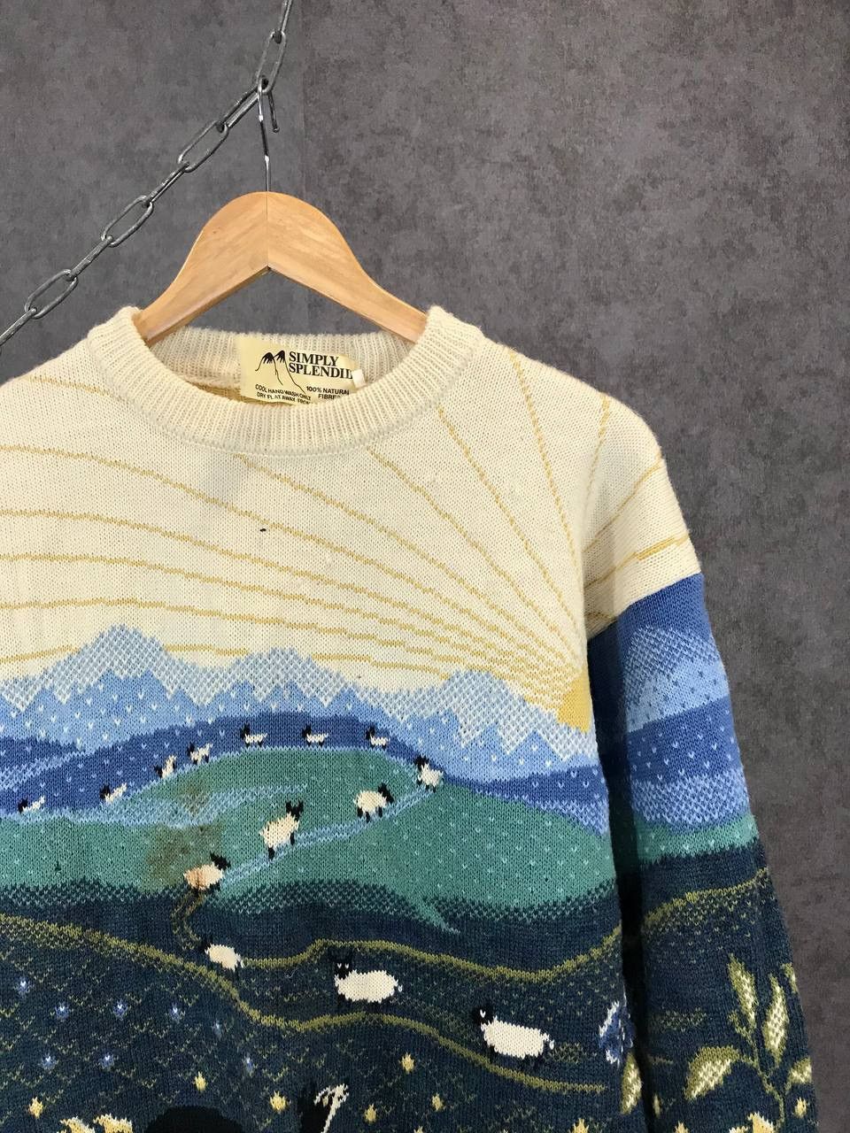 Vintage Crazy vintage overprinted sweater Size US S / EU 44-46 / 1 - 2 Thumbnail
