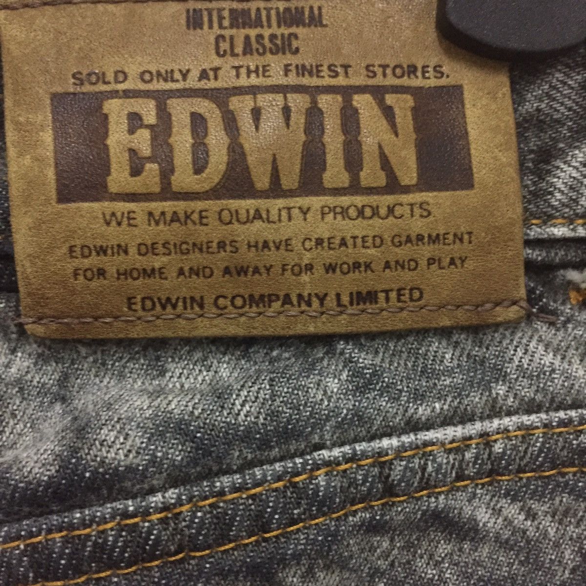 Edwin Rare Edwin vintage design jeans Size US 29 - 11 Thumbnail