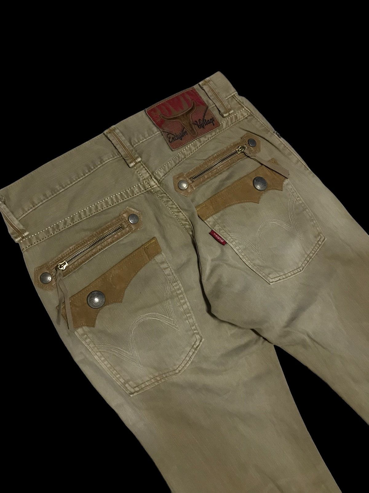 Edwin × If Six Was Nine FADED💥Sick Distressed Edwin 483 Denim Jeans Pants Size US 31 - 9 Thumbnail