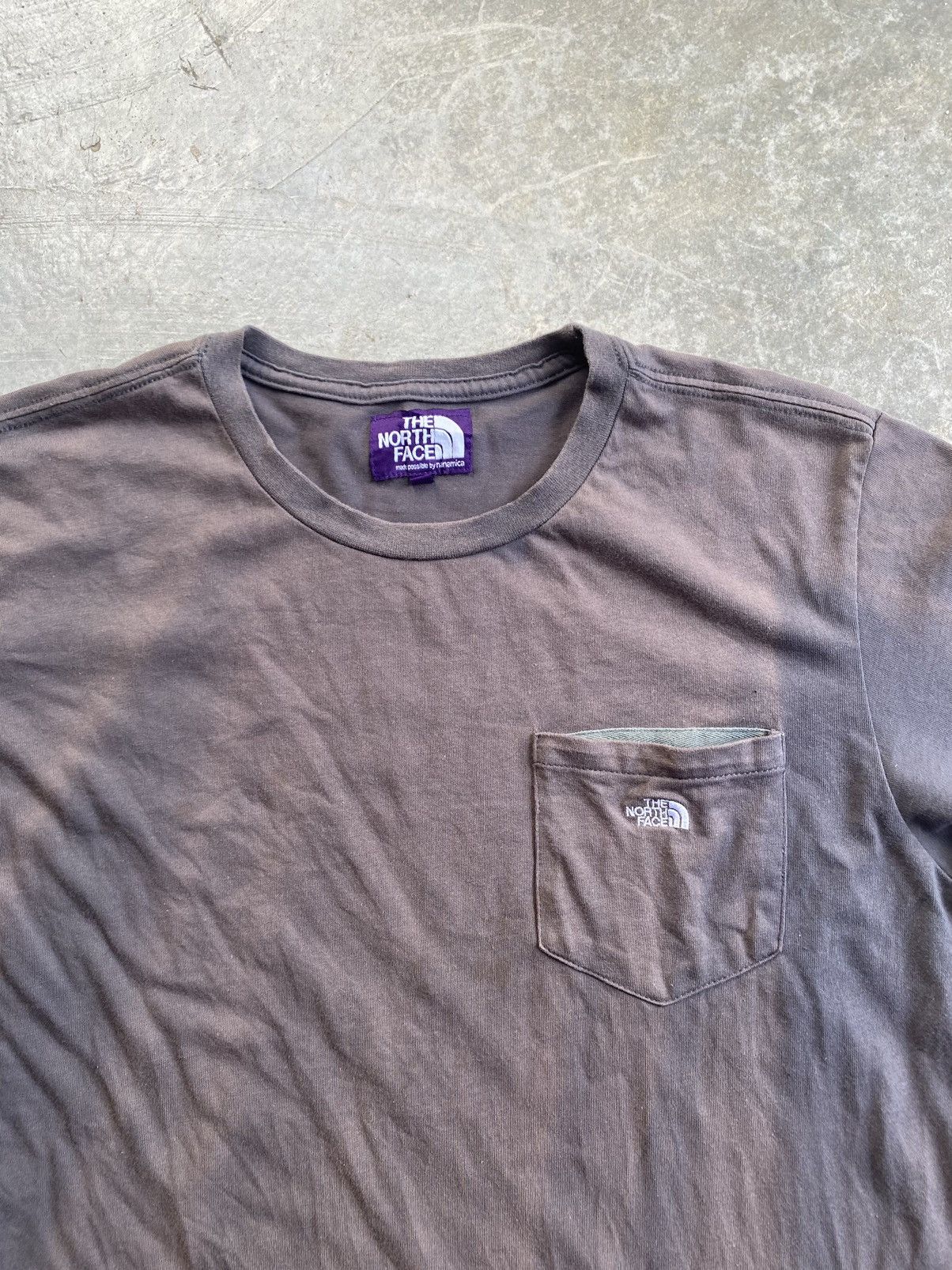 Nanamica × The North Face Purple Label Iconic Single pocket stripe faded tee Size US XL / EU 56 / 4 - 3 Thumbnail