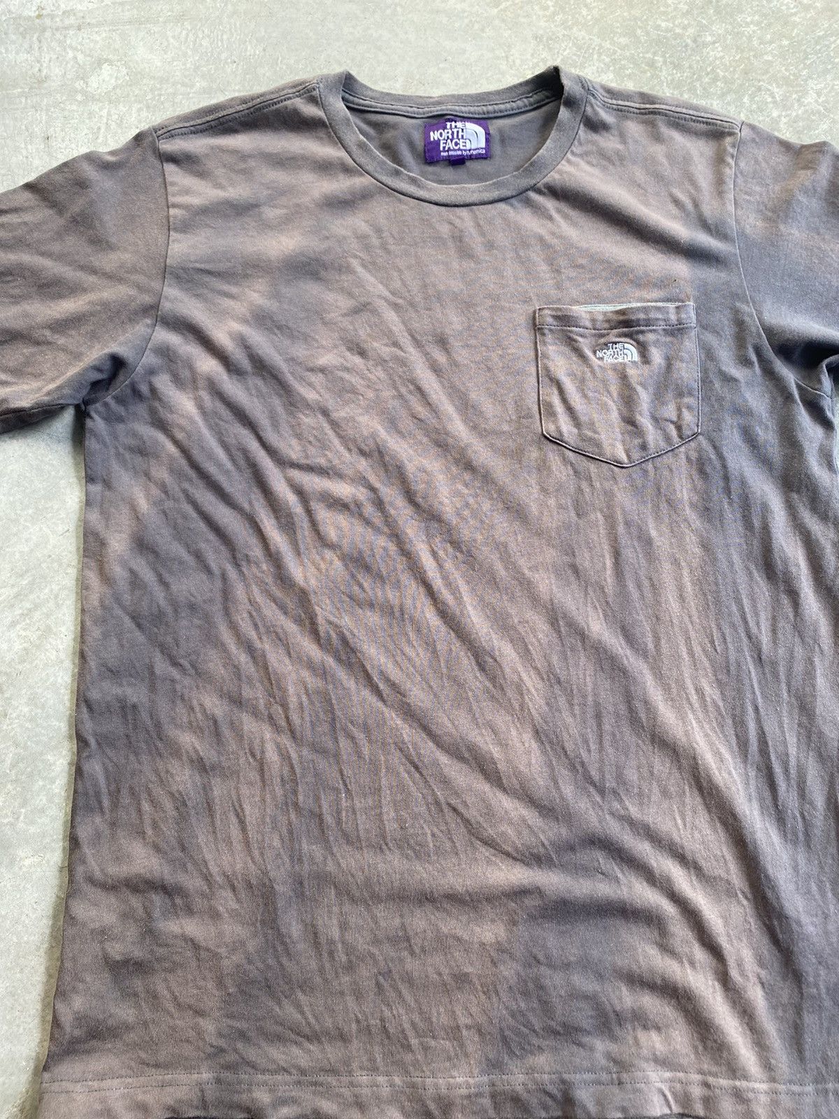 Nanamica × The North Face Purple Label Iconic Single pocket stripe faded tee Size US XL / EU 56 / 4 - 4 Thumbnail