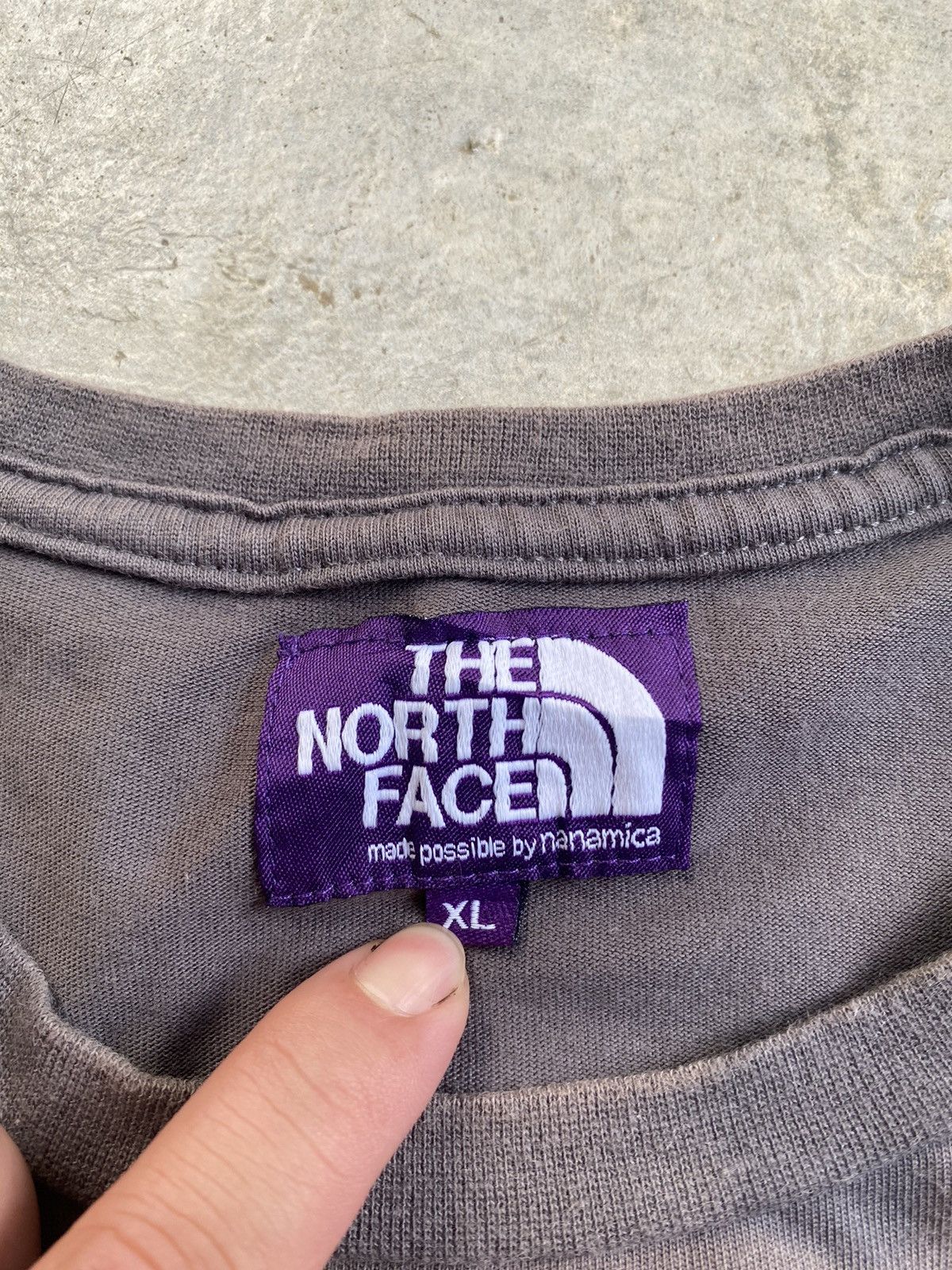 Nanamica × The North Face Purple Label Iconic Single pocket stripe faded tee Size US XL / EU 56 / 4 - 8 Thumbnail