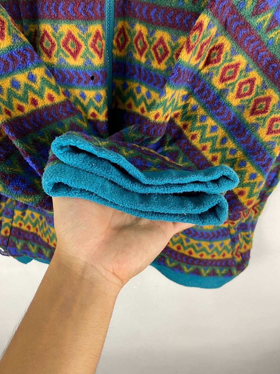 Aztech Mountain × Vintage Vintage Team Camp Bell Fleece Sweater Jacket Aztec Navajo Size US XL / EU 56 / 4 - 5 Thumbnail