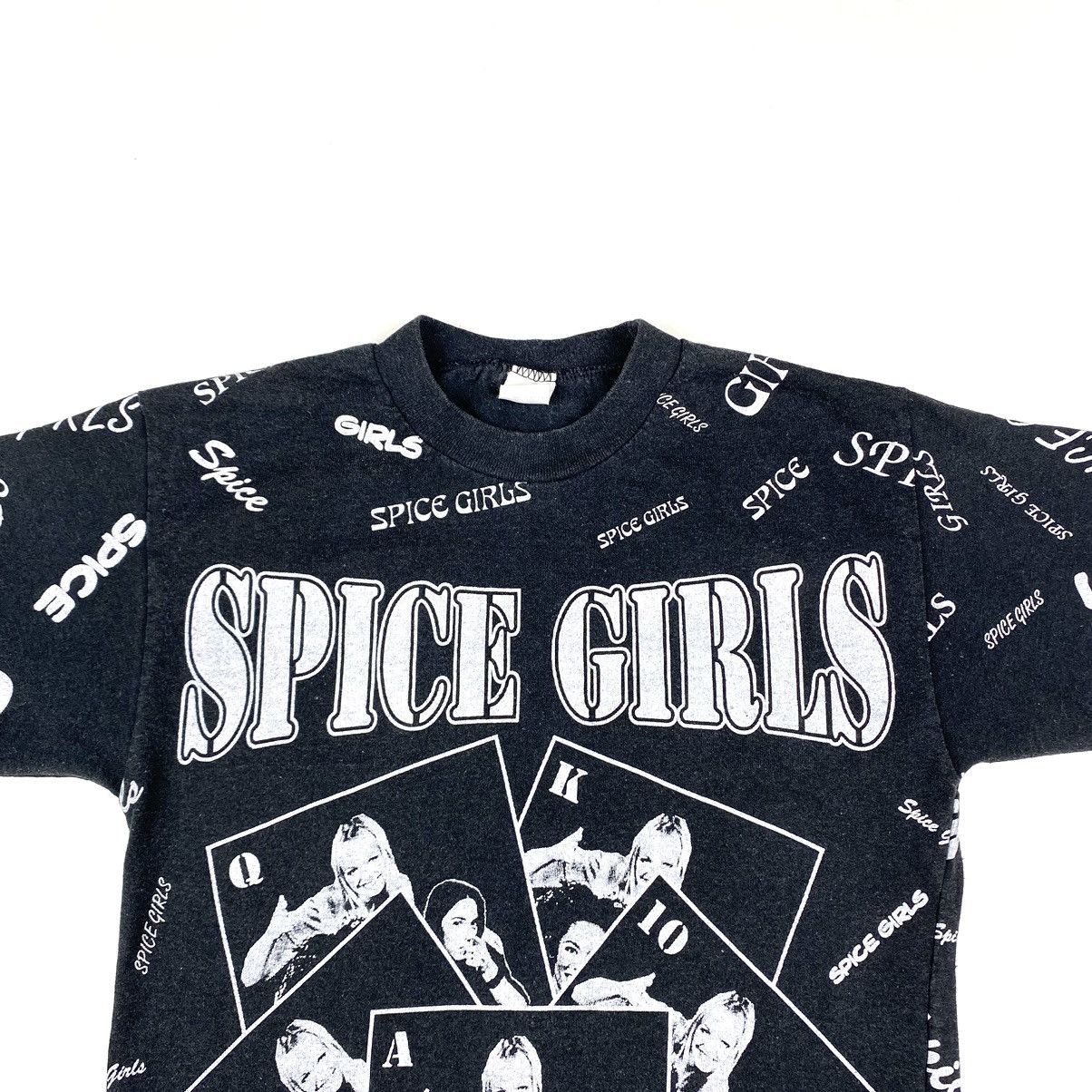 Band Tees × Vintage Rare! Early 90’s Vintage Spice Girls T Shirt Full Print Size US S / EU 44-46 / 1 - 3 Thumbnail