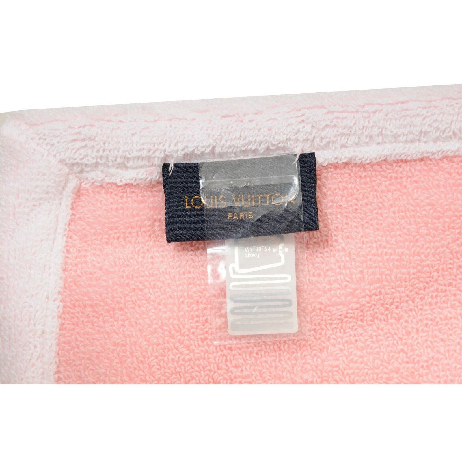 Louis Vuitton Beach Bath Towel Pink Yellow Drap De Bain Monogram Size ONE SIZE - 7 Thumbnail