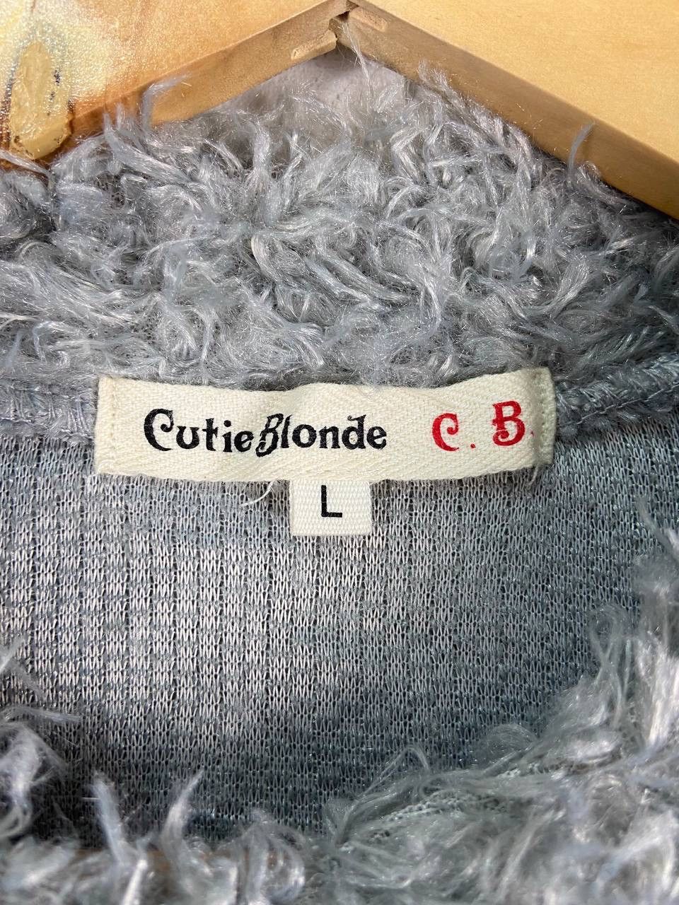 Aran Isles Knitwear Vintage Cutie Blonde Mohair Fur Sweater Sweatshirt Size L / US 10 / IT 46 - 3 Thumbnail