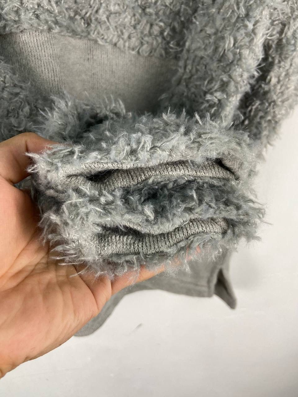 Aran Isles Knitwear Vintage Cutie Blonde Mohair Fur Sweater Sweatshirt Size L / US 10 / IT 46 - 8 Thumbnail
