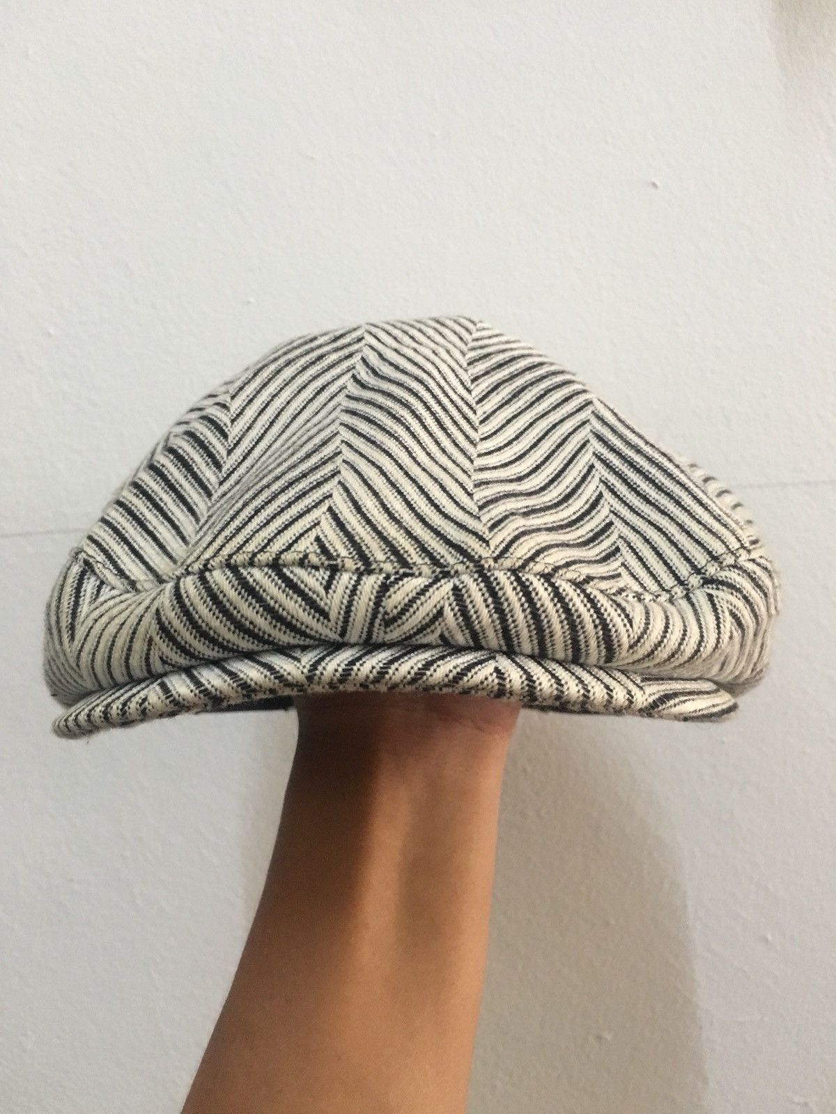 CA4LA Ca4la Hat Style Cow Skin Leather Stripes Hat Adjustable Size ONE SIZE - 2 Thumbnail