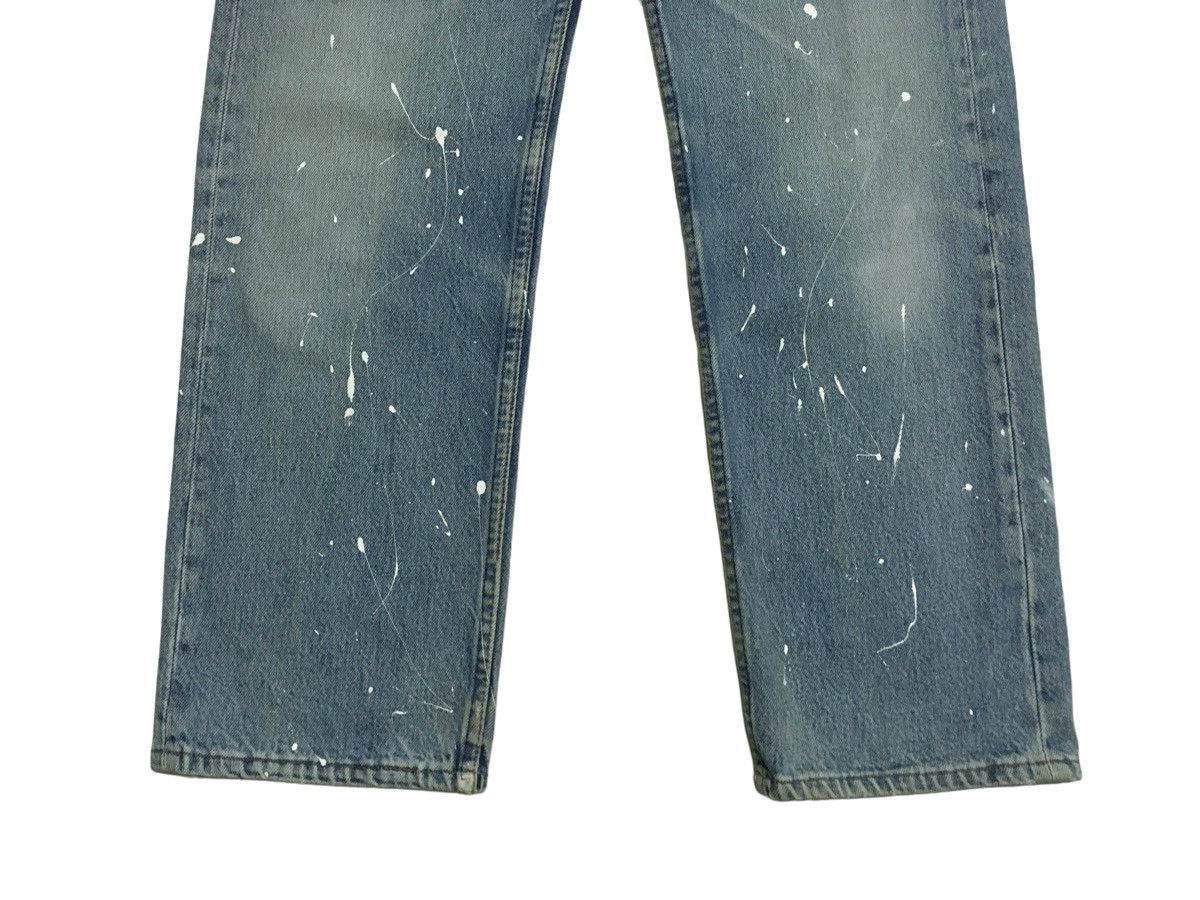 Levi's × Vintage Rare Deaign Vintage Levis Lot 501 Painting Jeans 1990s Size US 30 / EU 46 - 6 Thumbnail