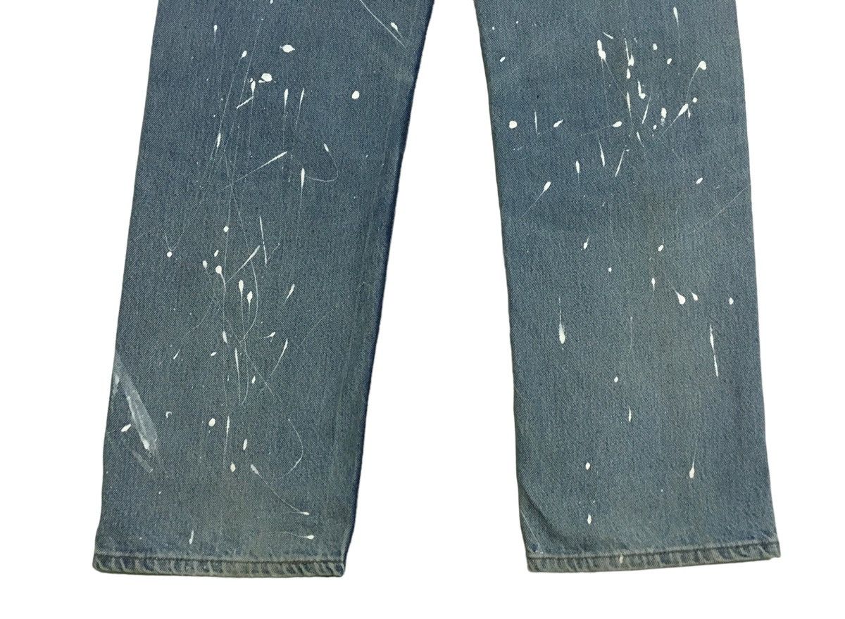 Levi's × Vintage Rare Deaign Vintage Levis Lot 501 Painting Jeans 1990s Size US 30 / EU 46 - 5 Thumbnail