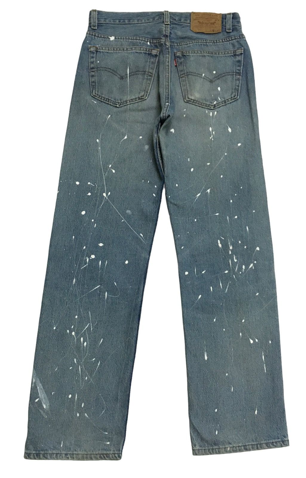 Levi's × Vintage Rare Deaign Vintage Levis Lot 501 Painting Jeans 1990s Size US 30 / EU 46 - 2 Thumbnail