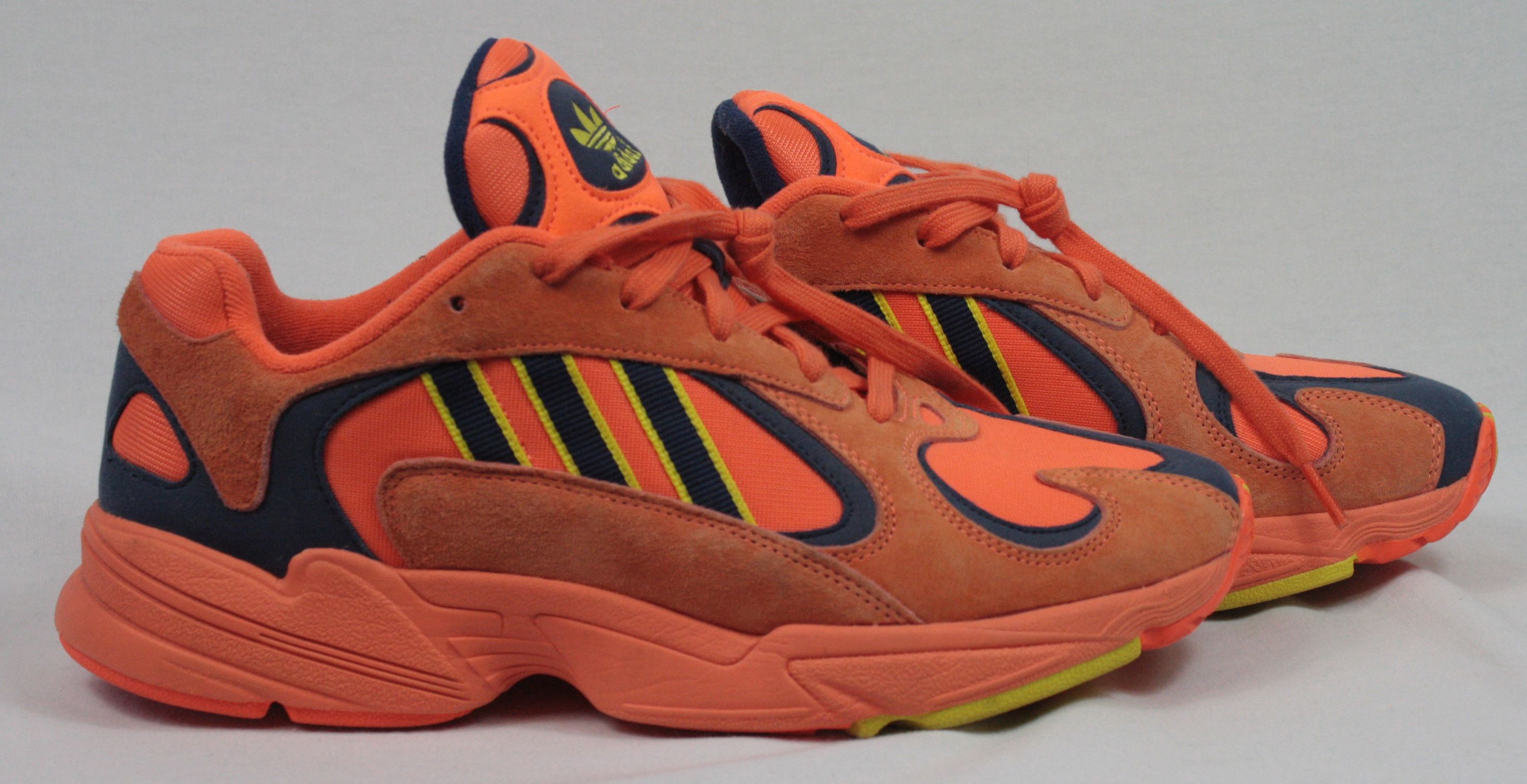 2018 Adidas Yung-1 Hi-Res Orange Shock Yellow Mens 10 goku